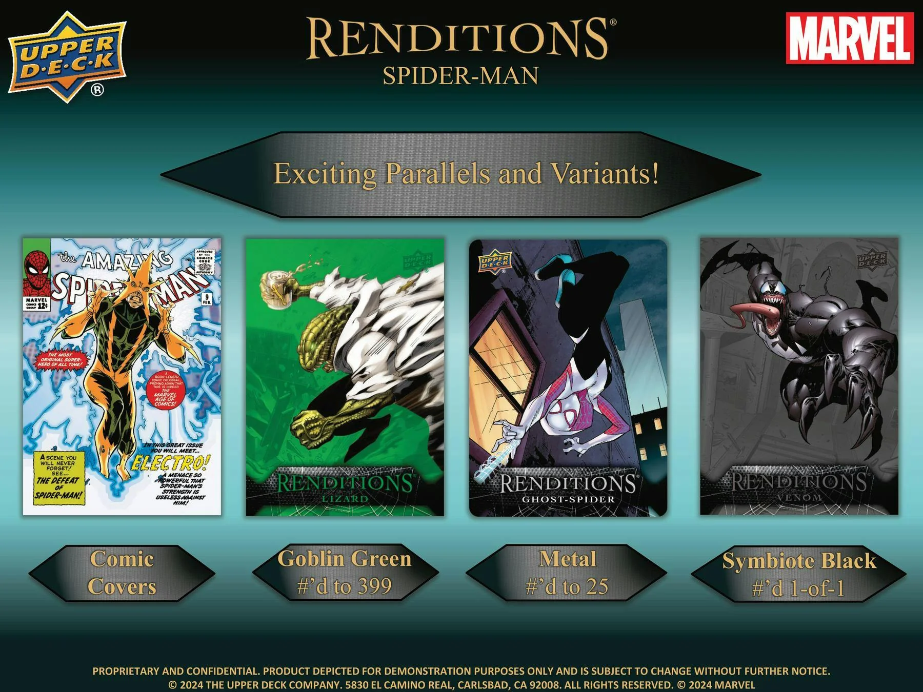 2024 Upper Deck Marvel Renditions Spider-Man Hobby - Image 3