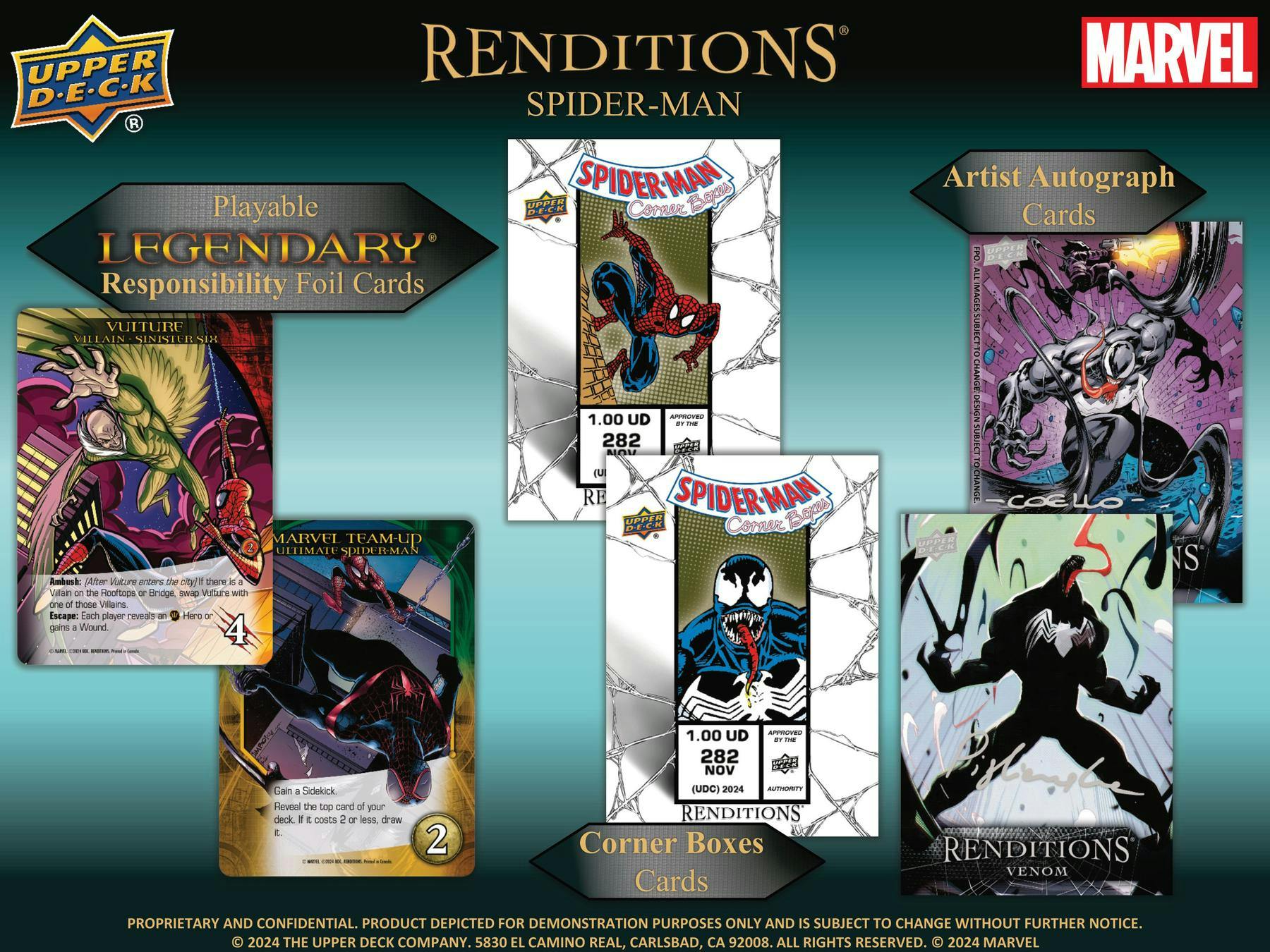 2024 Upper Deck Marvel Renditions Spider-Man Hobby - Image 4