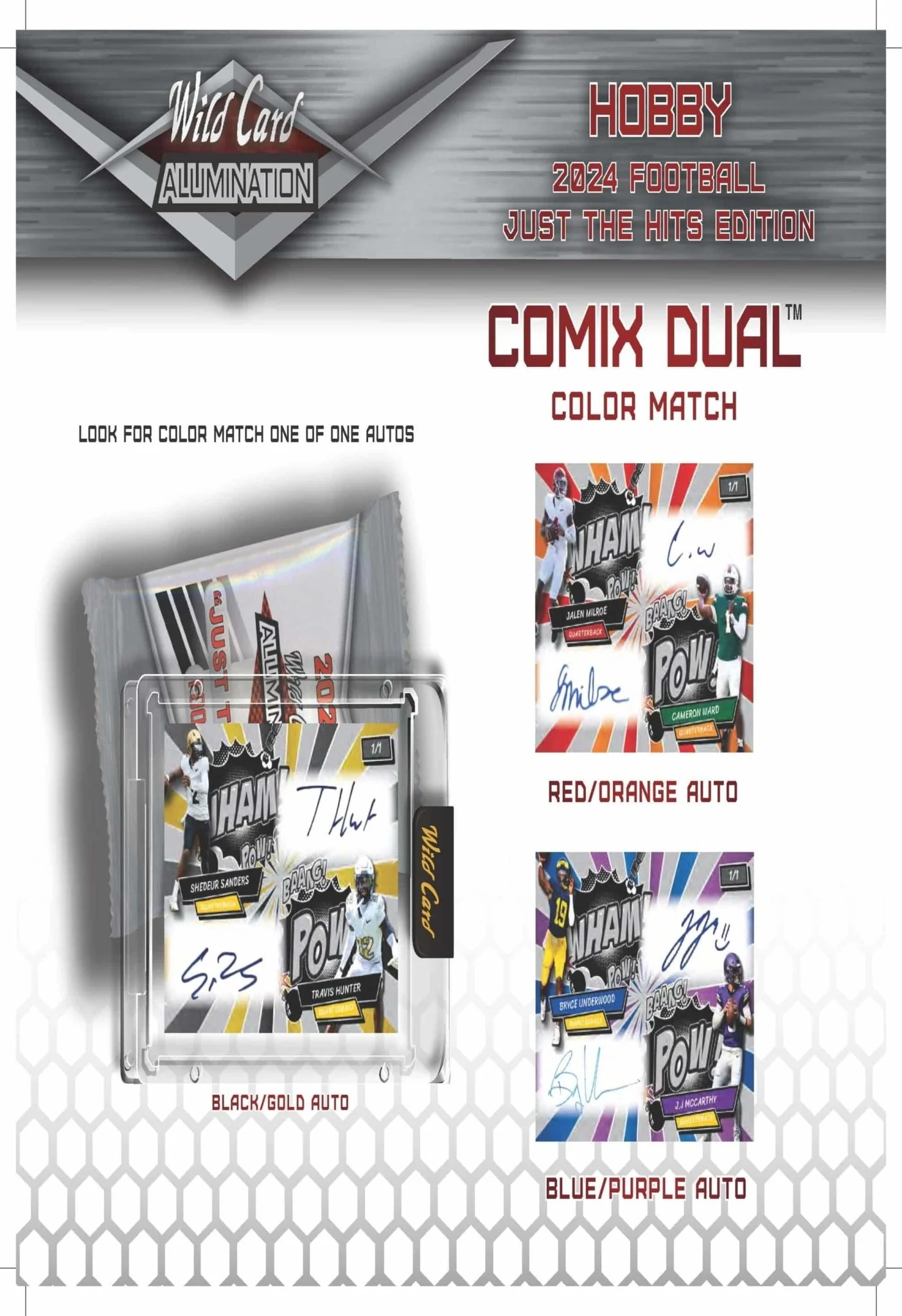2024 Wild Card Alumination Just The Hits Edition Football Box - Image 10