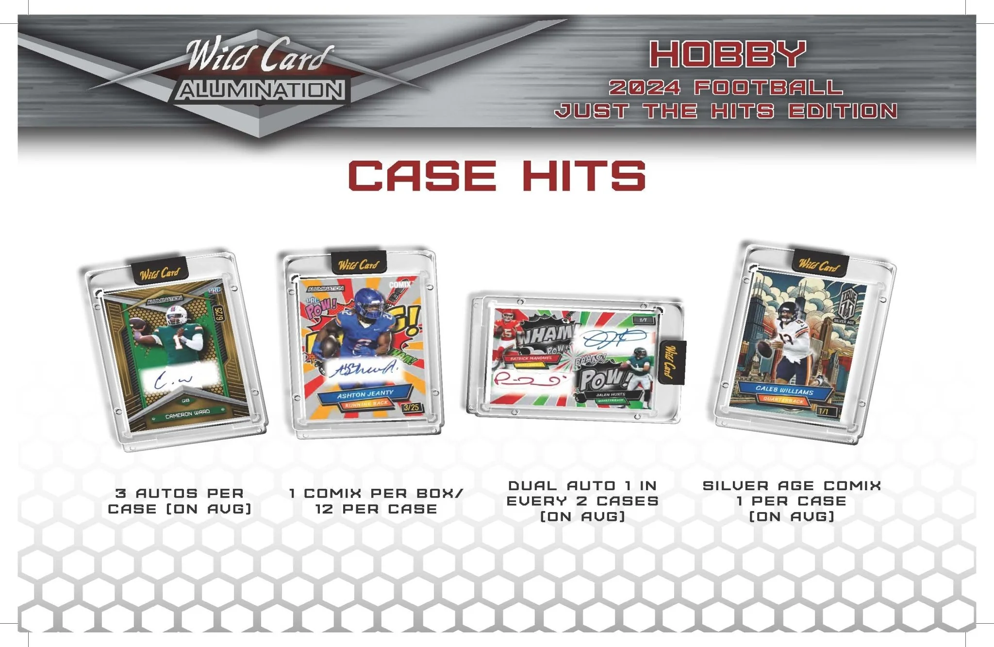 2024 Wild Card Alumination Just The Hits Edition Football Box - Image 3