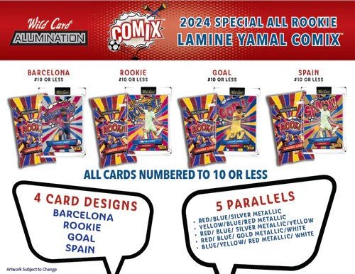 2024 Wild Card Alumination Lamine Yamal Rookie Comix Box - Image 3