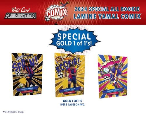 2024 Wild Card Alumination Lamine Yamal Rookie Comix Box - Image 5