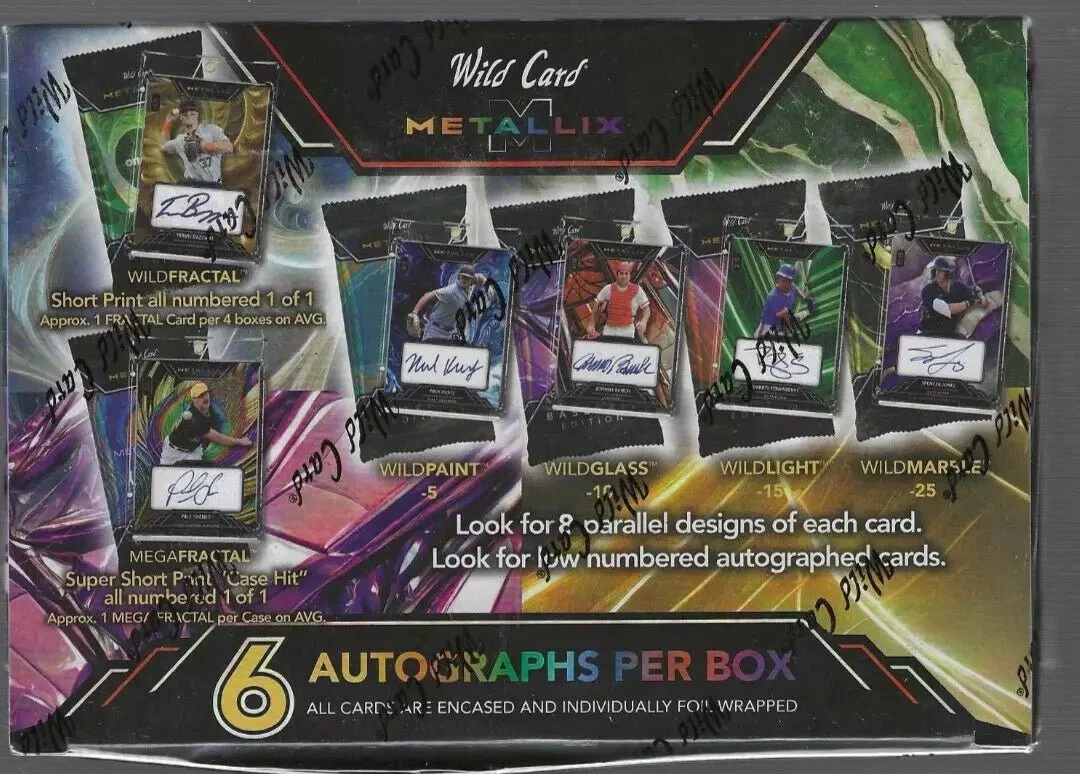 2024 Wild Card Metallix Baseball Hobby Box - Image 2