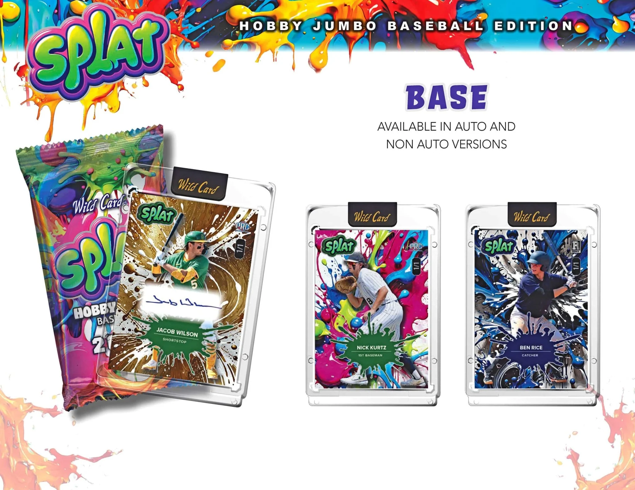 2024 Wild Card Splat Baseball Jumbo Box | Columbia Sports Cards - Image 4