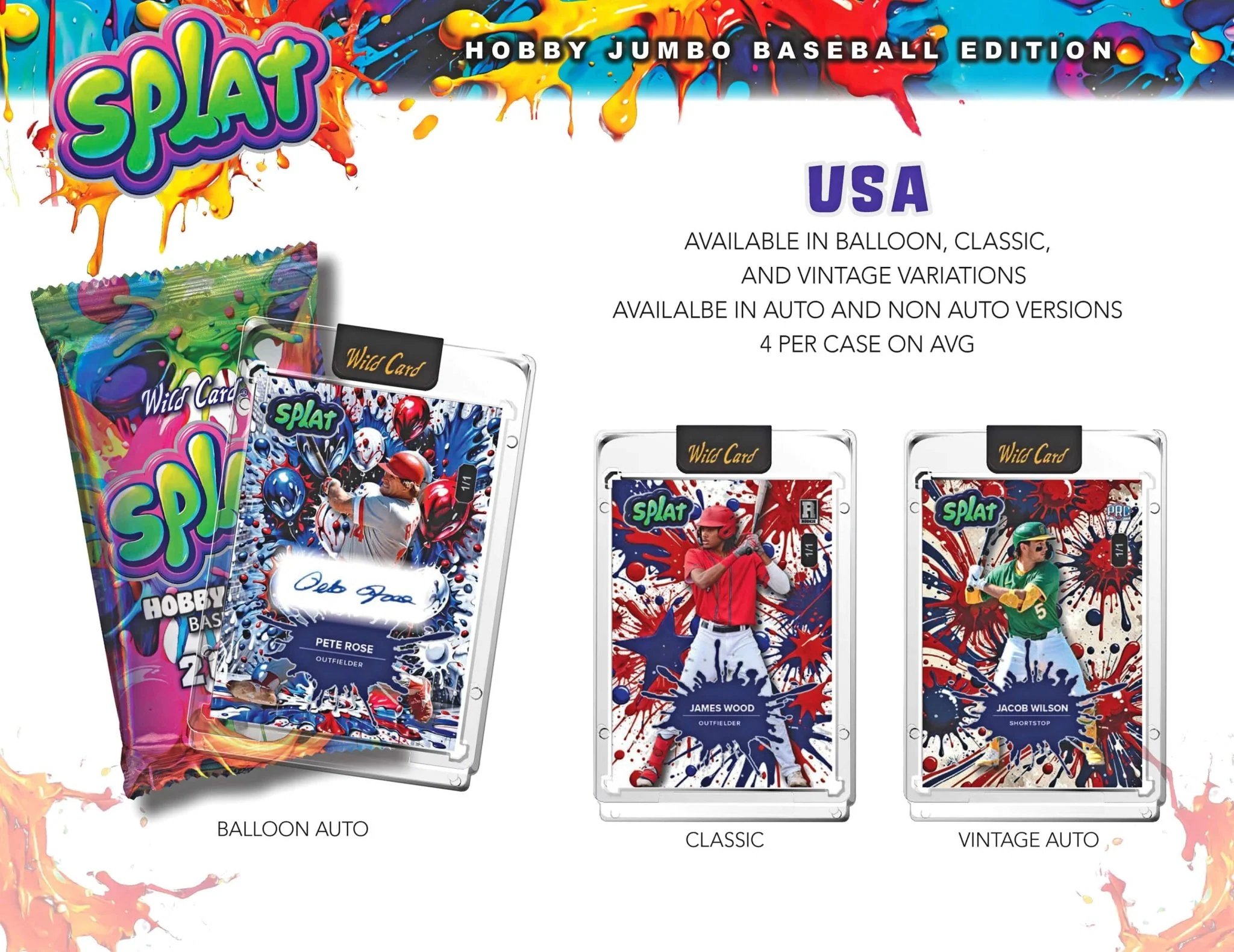 2024 Wild Card Splat Baseball Jumbo Box | Columbia Sports Cards - Image 5
