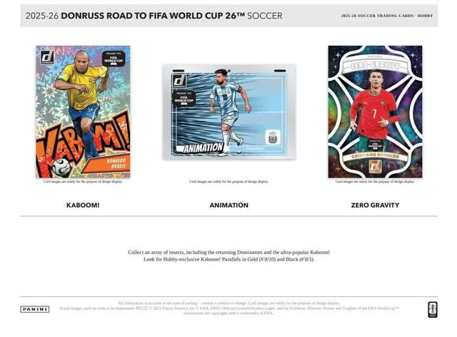 2025-26 Panini Donruss Road To FIFA World Cup 2026 Soccer Hobby Box | Columbia Sports Cards - Image 4