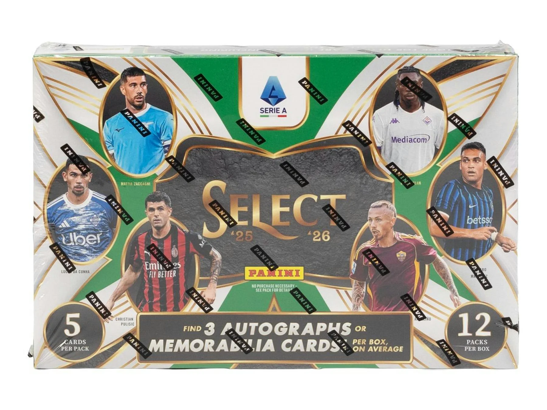 2025/26 Panini Select Serie A Soccer Hobby Box | Columbia Sports Cards