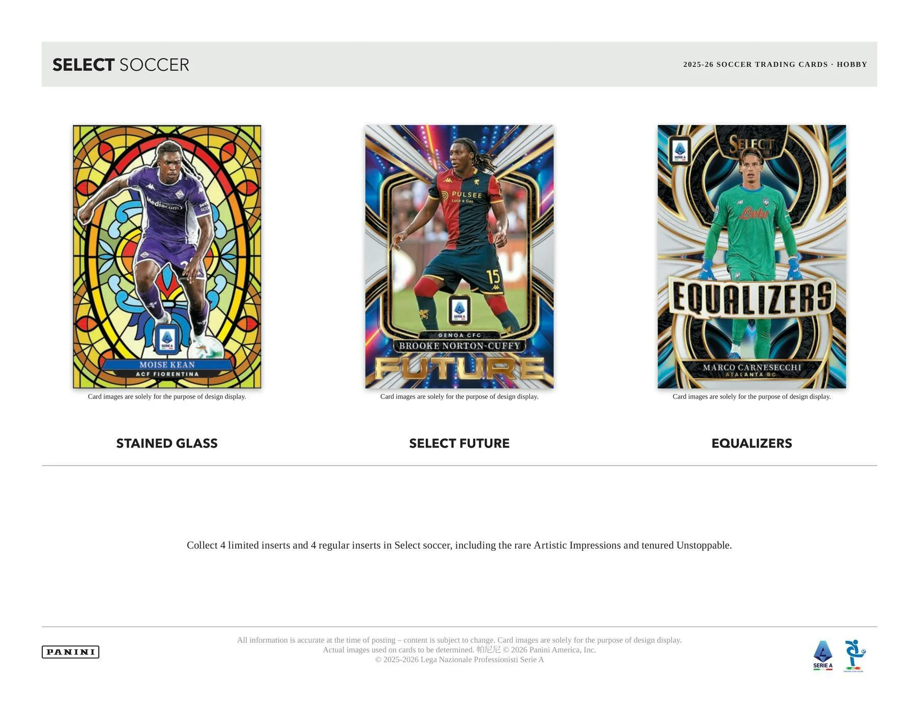 2025/26 Panini Select Serie A Soccer Hobby Box | Columbia Sports Cards - Image 4
