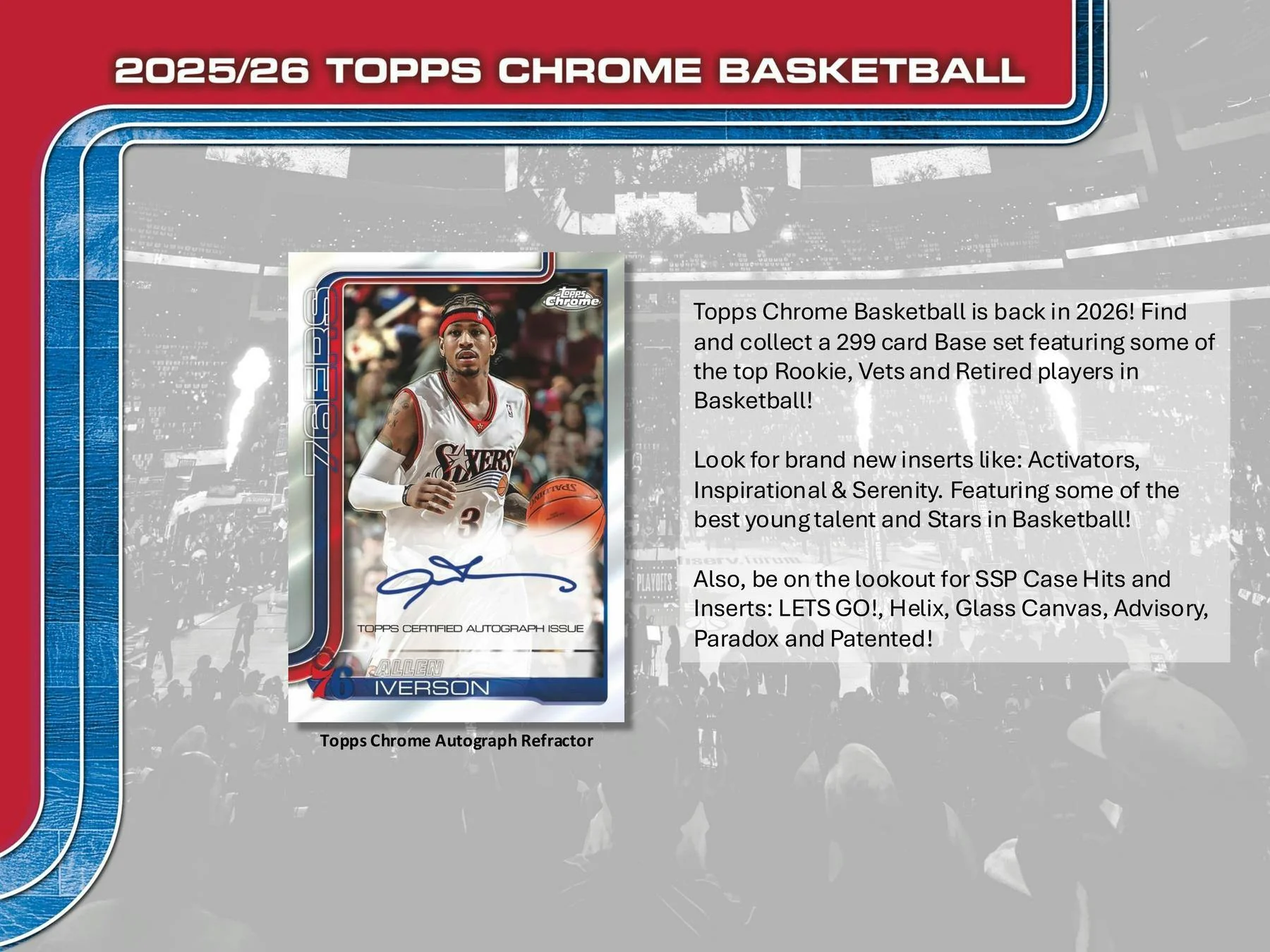 2025/26 Topps Chrome Basketball 7-Pack Blaster Box | Columbia Sports Cards - Image 2