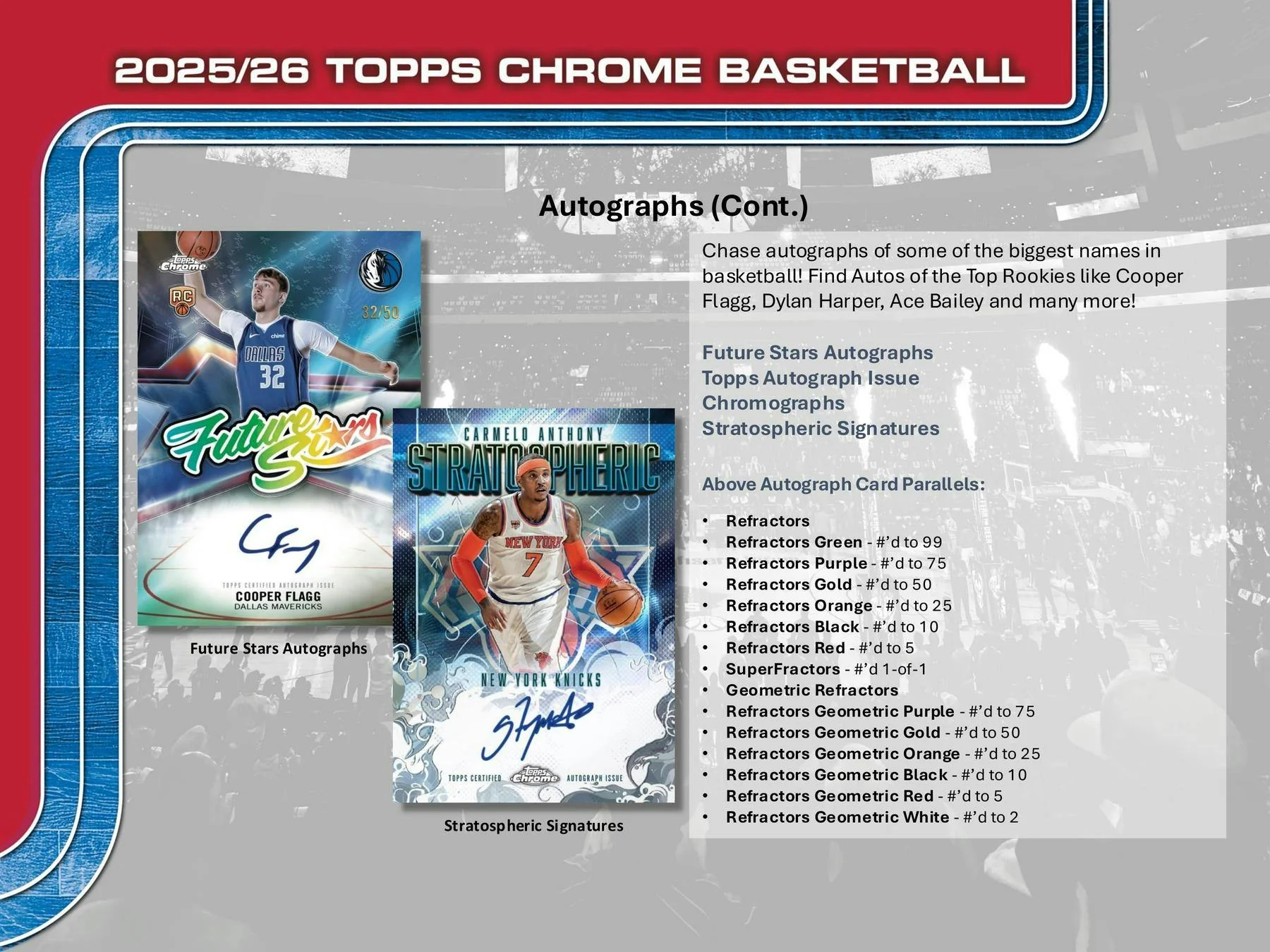 2025/26 Topps Chrome Basketball 7-Pack Blaster Box | Columbia Sports Cards - Image 9