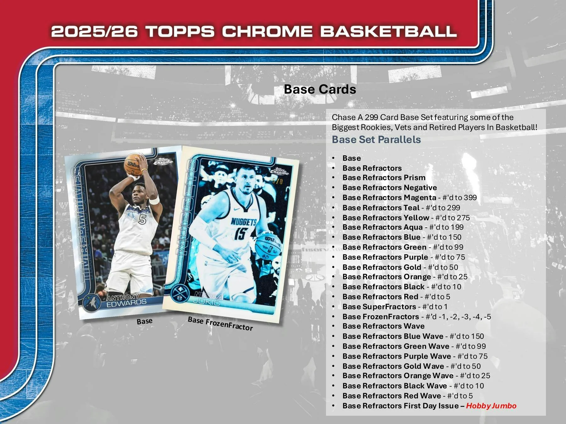 2025-26 Topps Chrome Basketball Hobby Jumbo Box | Columbia Sports Cards - Image 4