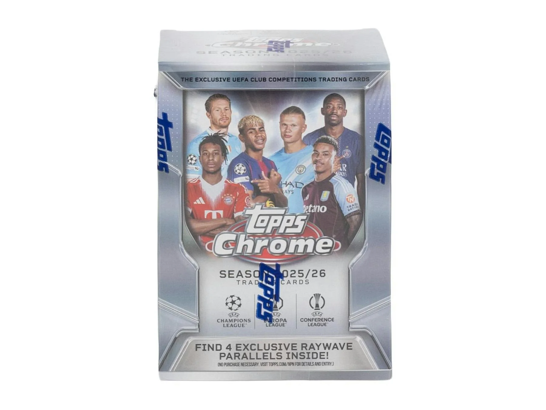 2025-26 Topps Chrome UEFA Club Competitions Soccer Blaster Box | Columbia Sports Cards