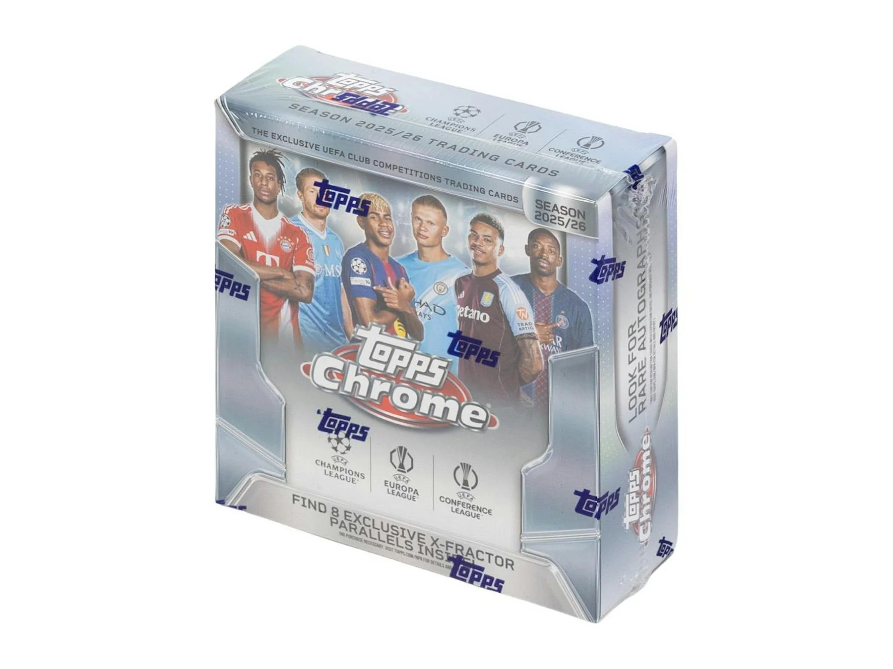 2025-26 Topps Chrome UEFA Club Competitions Soccer Jumbo Hobby Box | Columbia Sports Cards