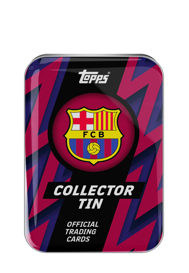 2025-26 Topps FC Barcelona Collector Tin | Columbia Sports Cards