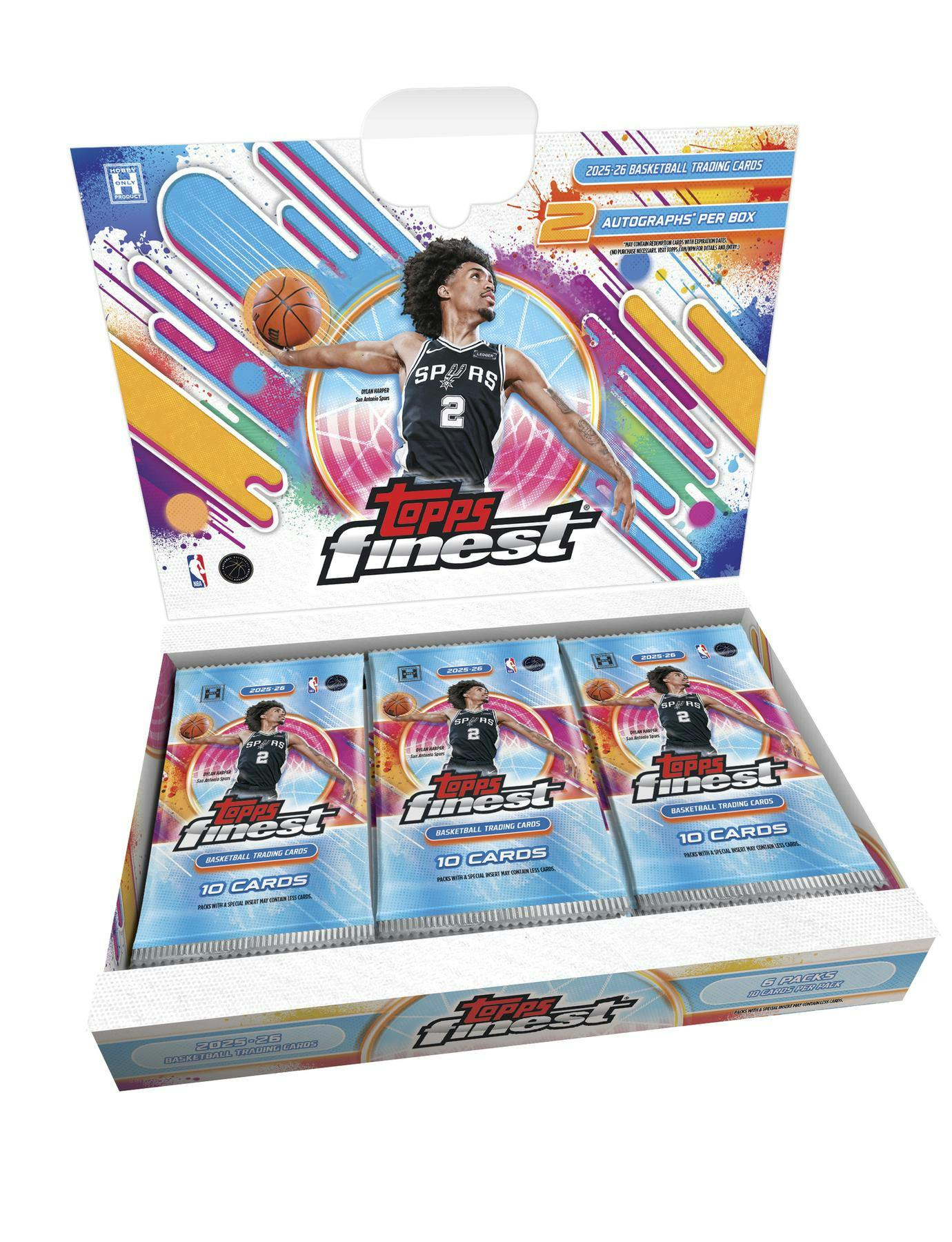 2025-26 Topps Finest Basketball Hobby Box | Columbia Sports Cards