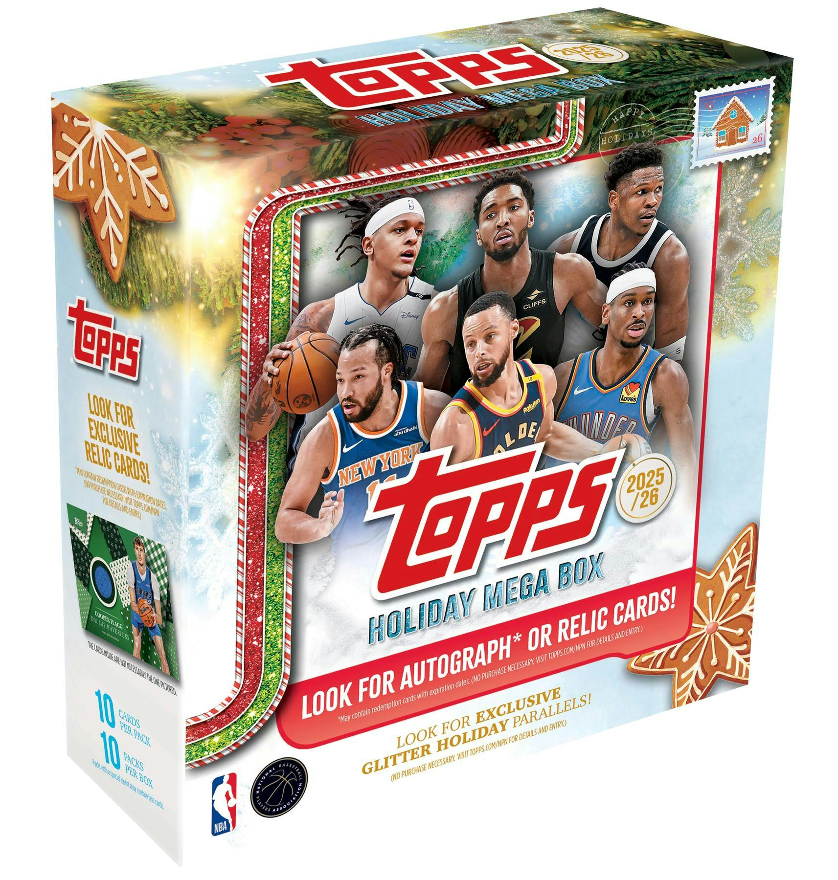 2025-26 Topps Holiday Basketball Mega Box | Columbia Sports Cards
