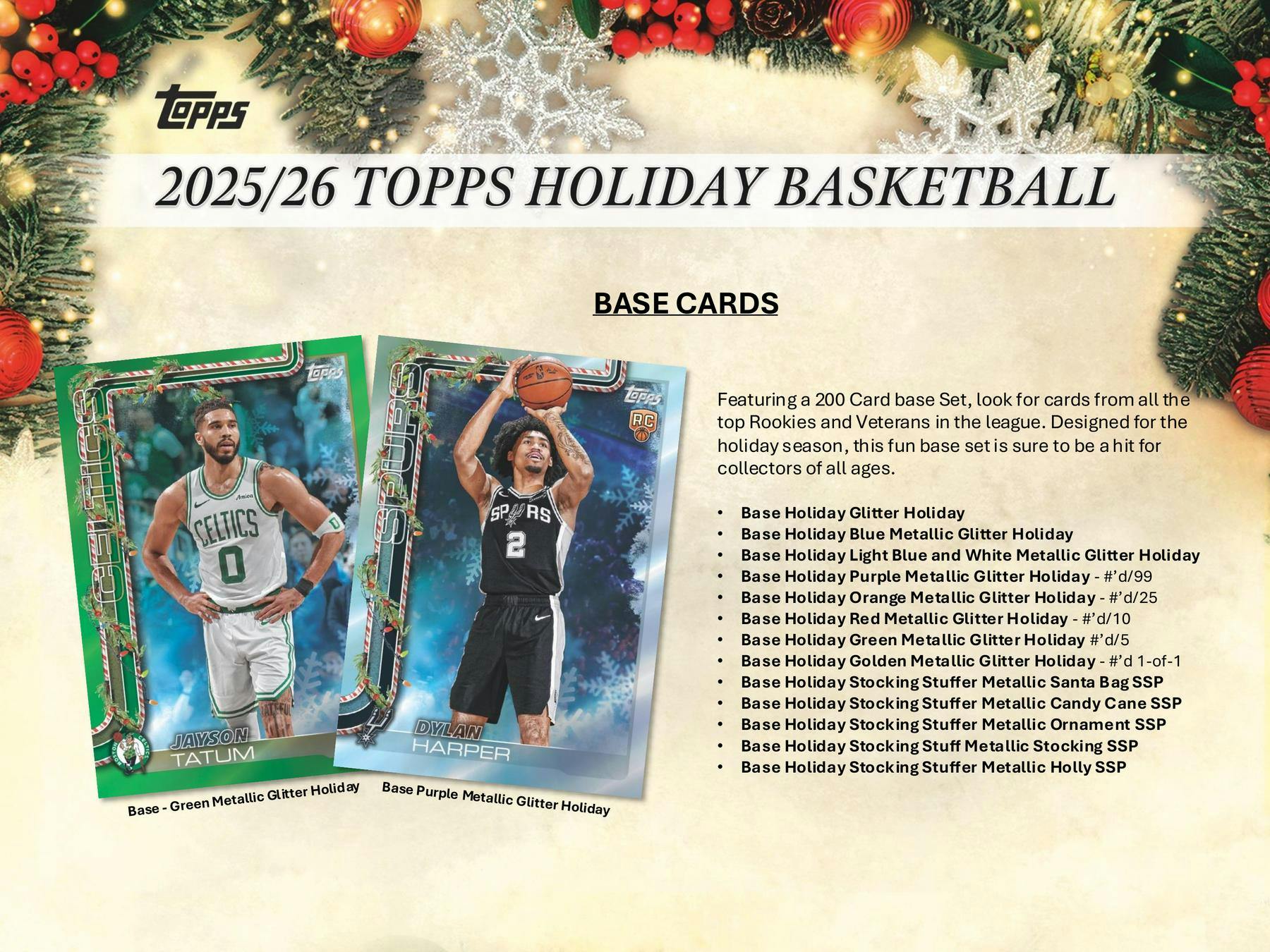 2025-26 Topps Holiday Basketball Mega Box | Columbia Sports Cards - Image 3