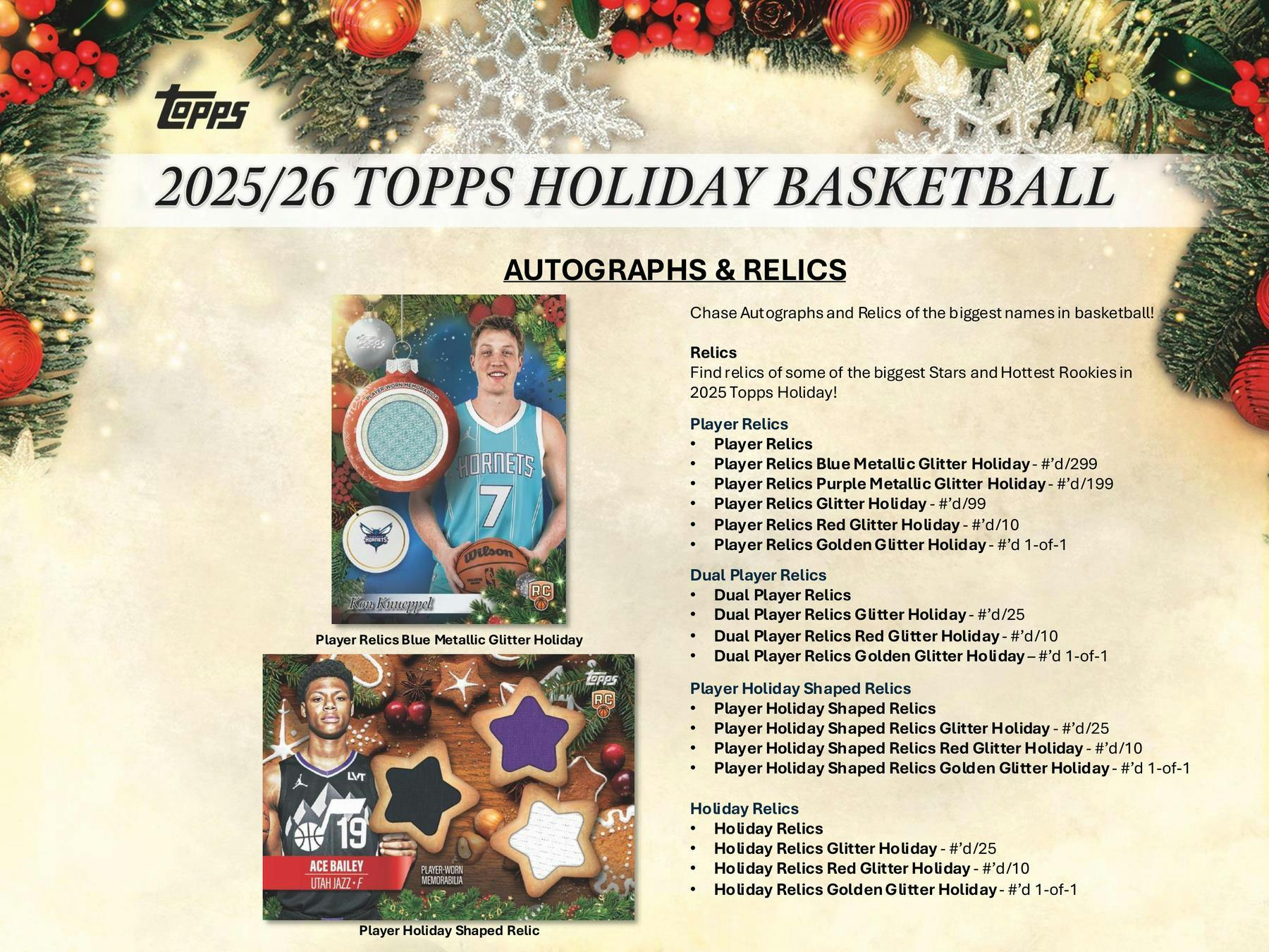 2025-26 Topps Holiday Basketball Mega Box | Columbia Sports Cards - Image 5