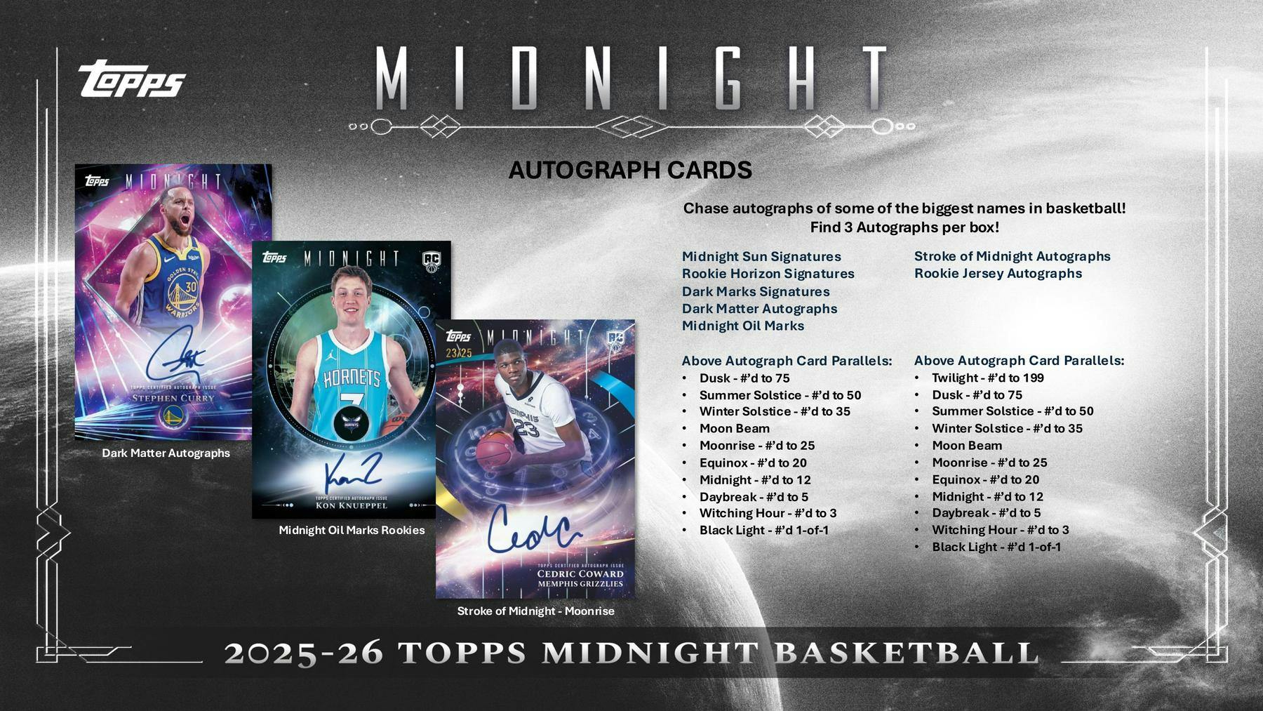 2025/26 Topps Midnight Basketball Hobby Box | Columbia Sports Cards - Image 5