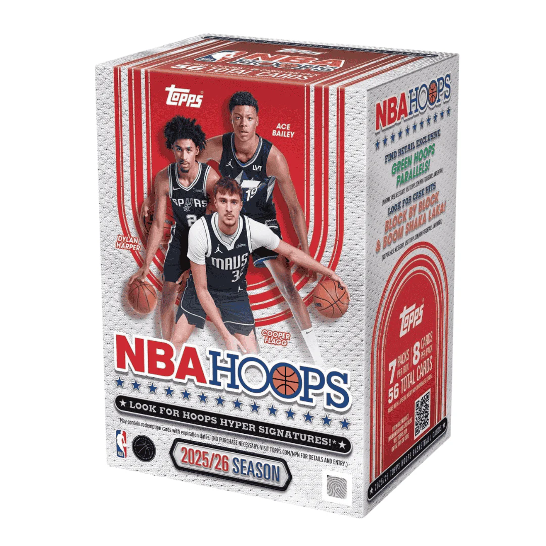 2025/26 Topps NBA Hoops Basketball Blaster Box | Columbia Sports Cards