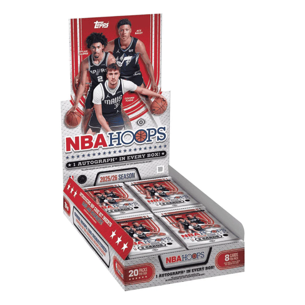 2025/26 Topps NBA Hoops Basketball Hobby Box | Columbia Sports Cards