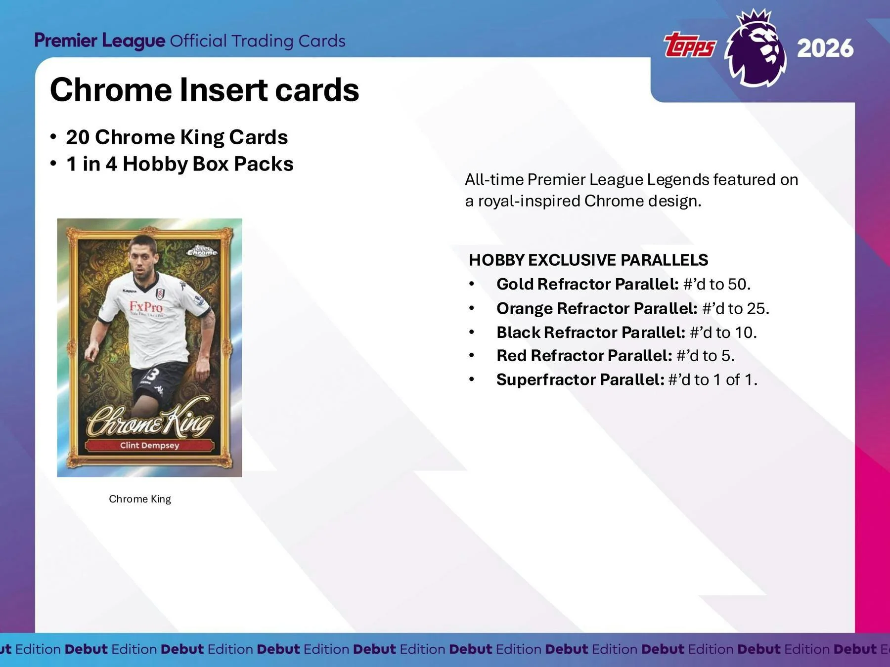 2025-26 Topps Premier League EPL Soccer Hobby Box | Columbia Sports Cards - Image 8