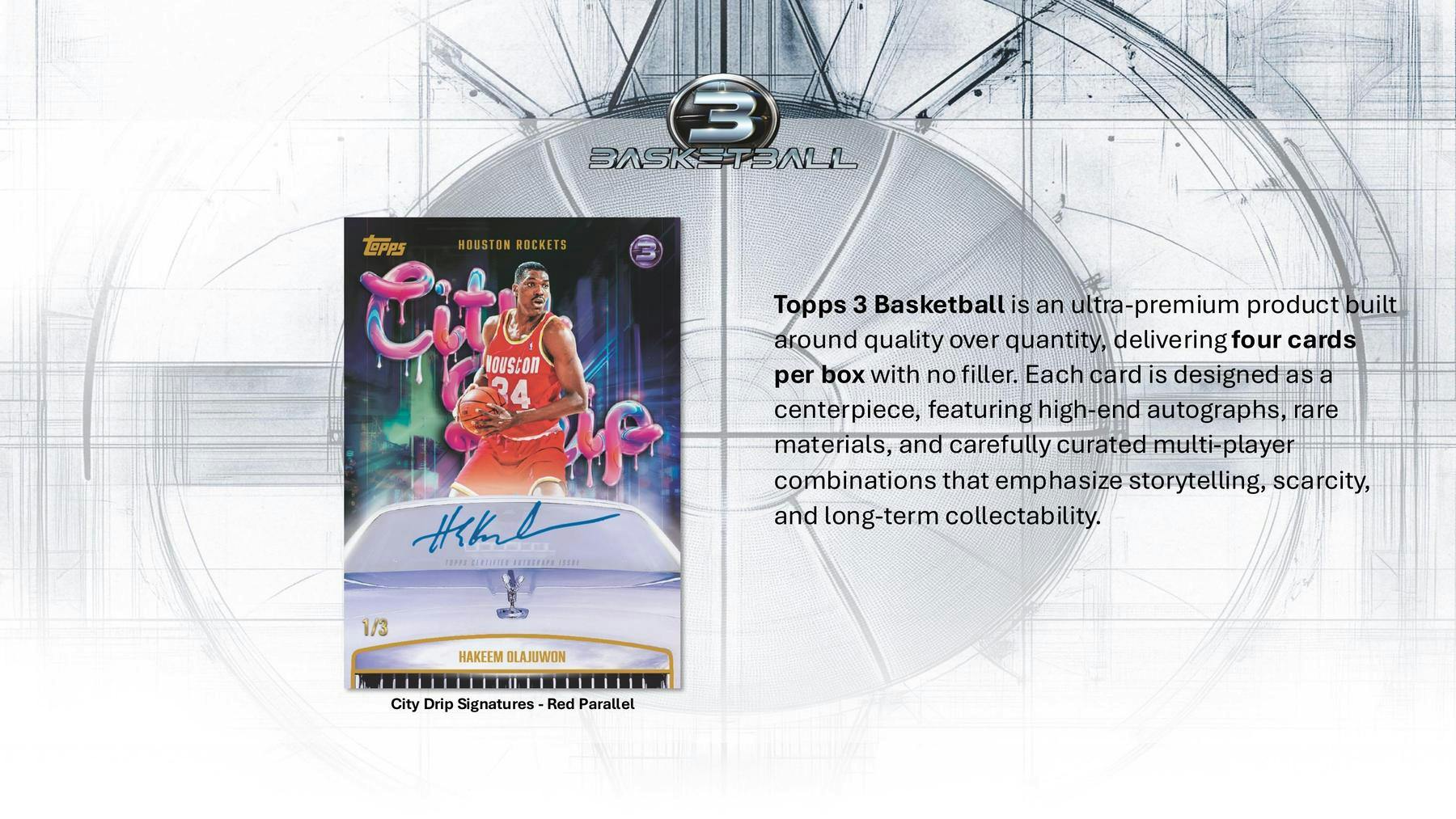 2025-26 Topps Three Basketball Hobby Box | Columbia Sports Cards - Image 2