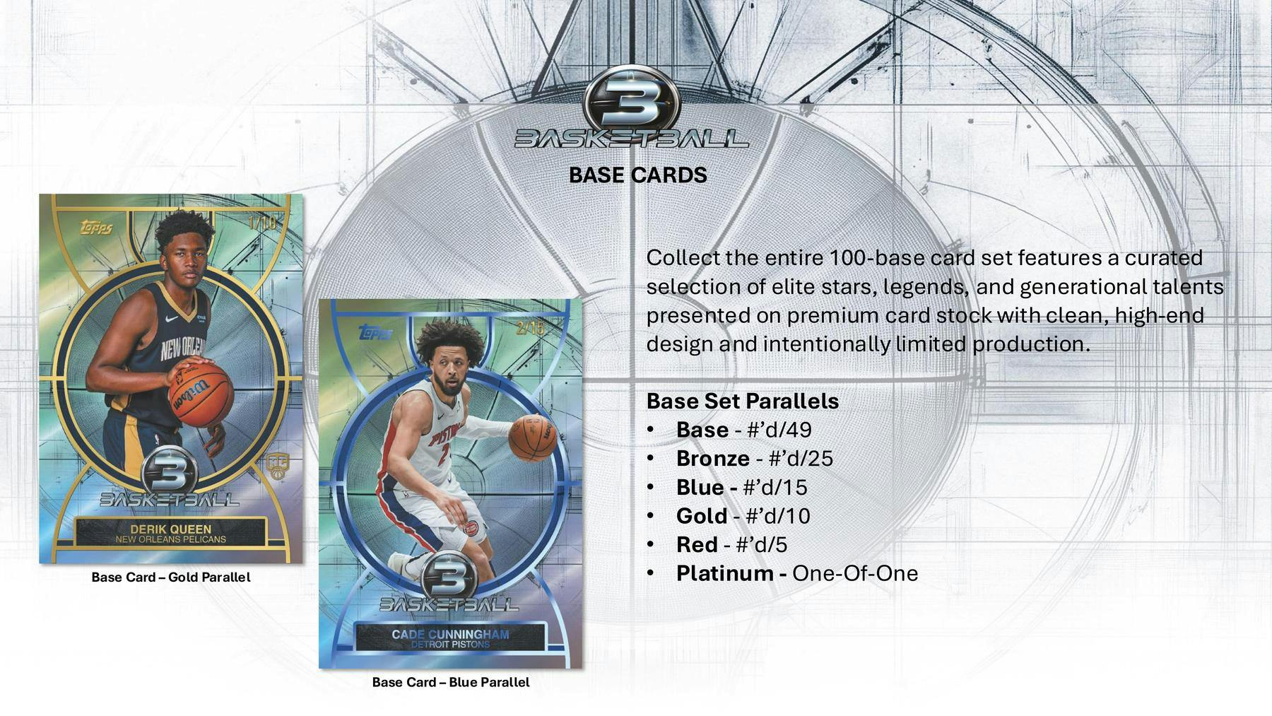 2025-26 Topps Three Basketball Hobby Box | Columbia Sports Cards - Image 3