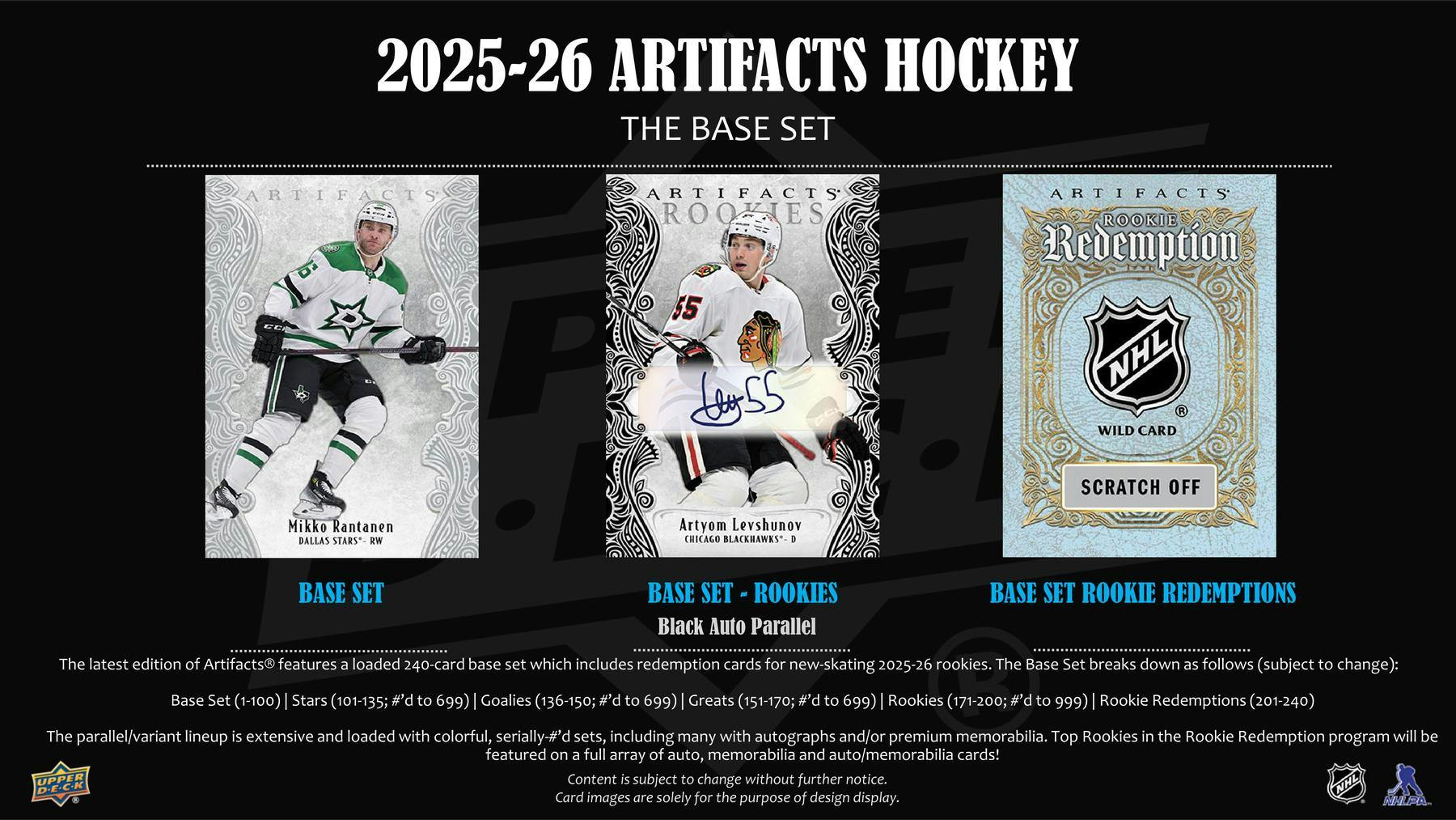 2025/26 Upper Deck Artifacts Hockey Hobby Box | Columbia Sports Cards - Image 3