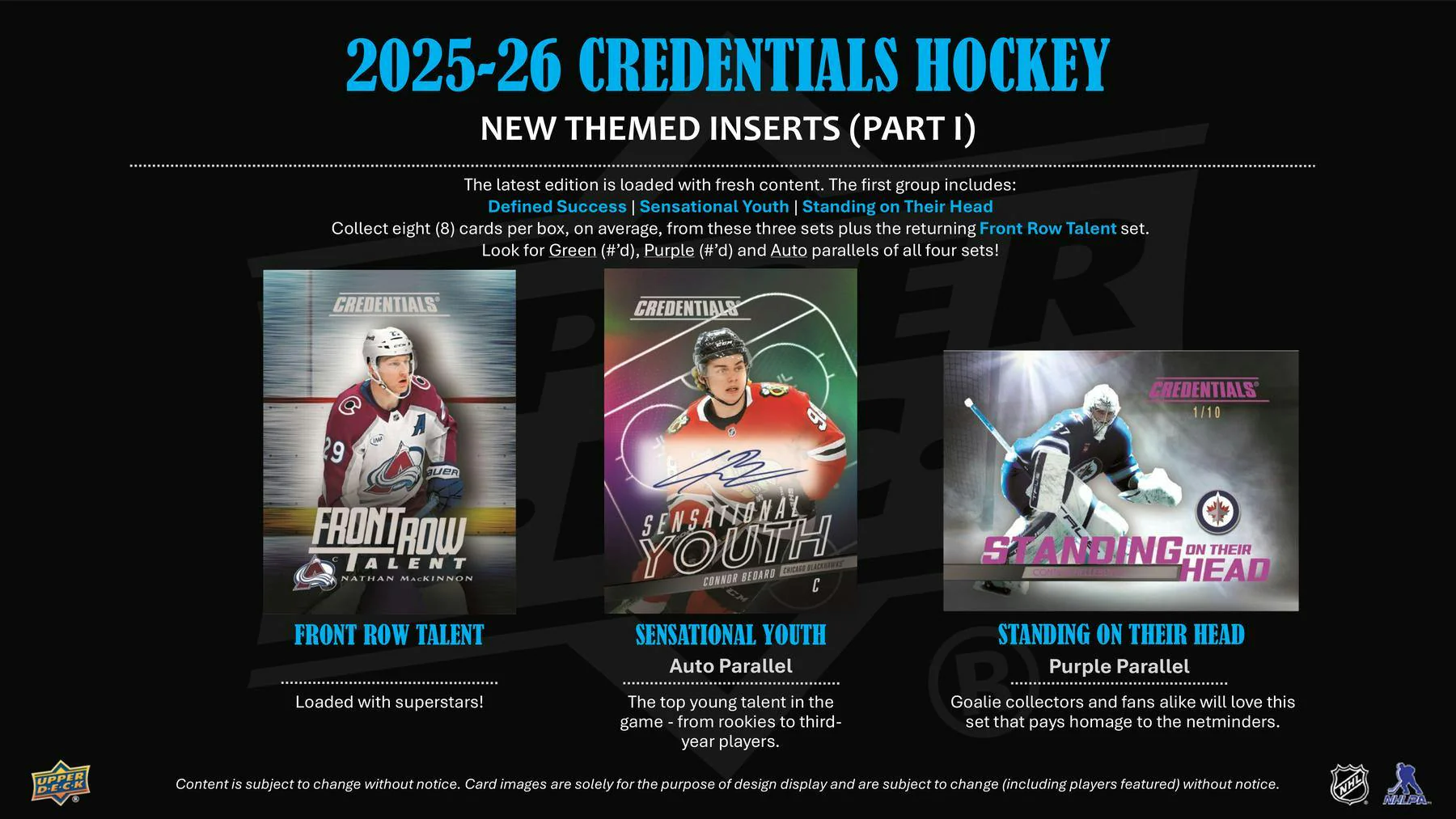 2025/26 Upper Deck Credentials Hockey Hobby Box - Image 5