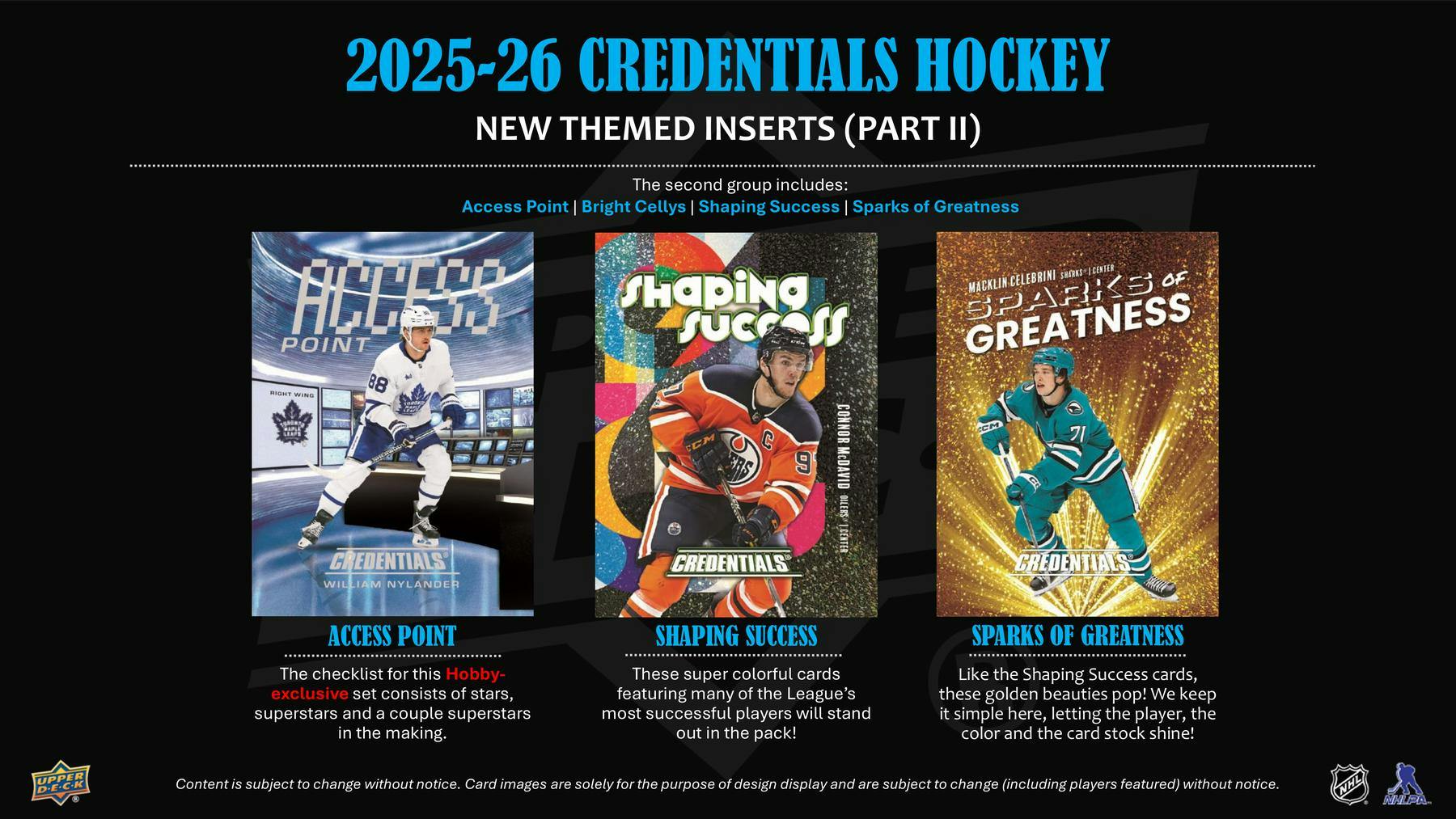 2025/26 Upper Deck Credentials Hockey Hobby Box - Image 6