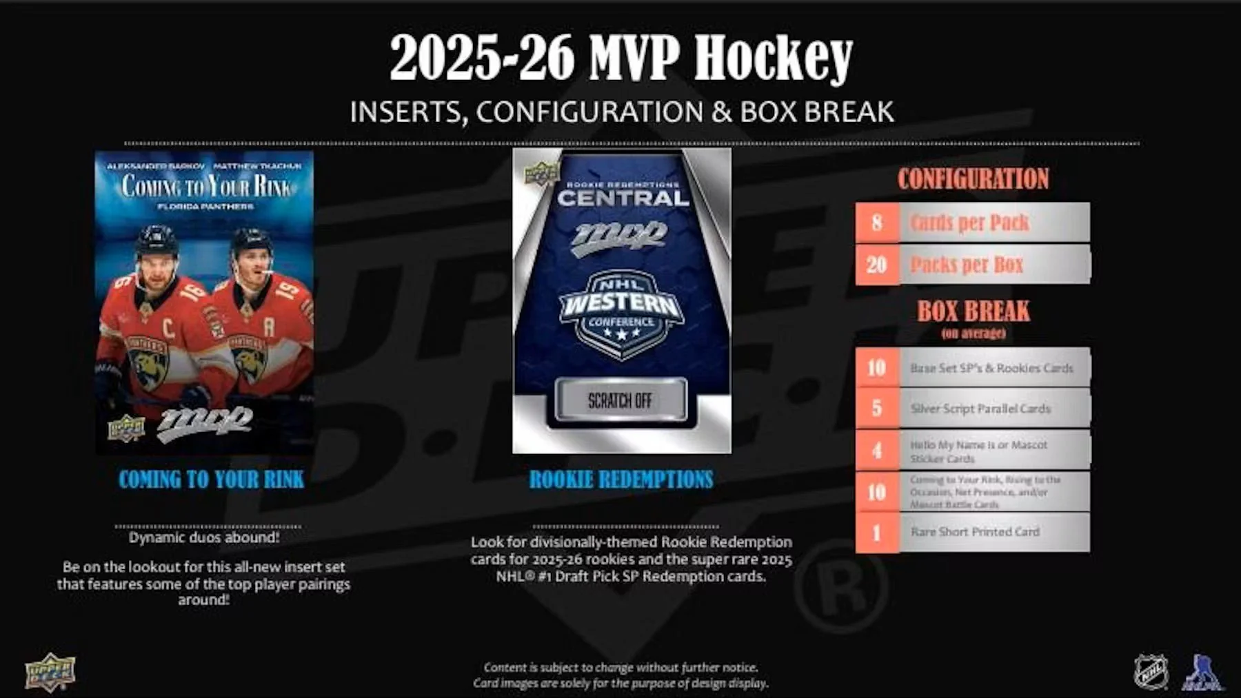 2025/26 Upper Deck MVP Hockey Hobby Box - Image 6