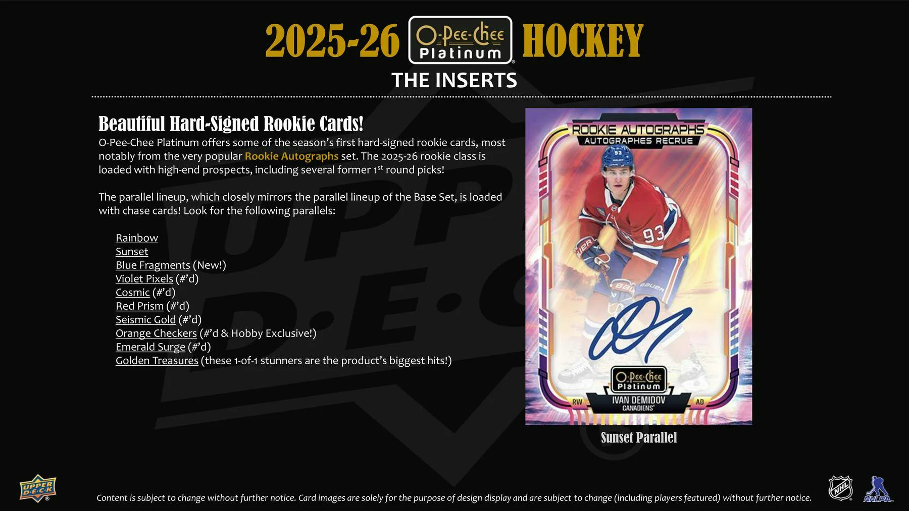 2025/26 Upper Deck O-Pee-Chee Platinum Hockey Hobby Box - Image 4