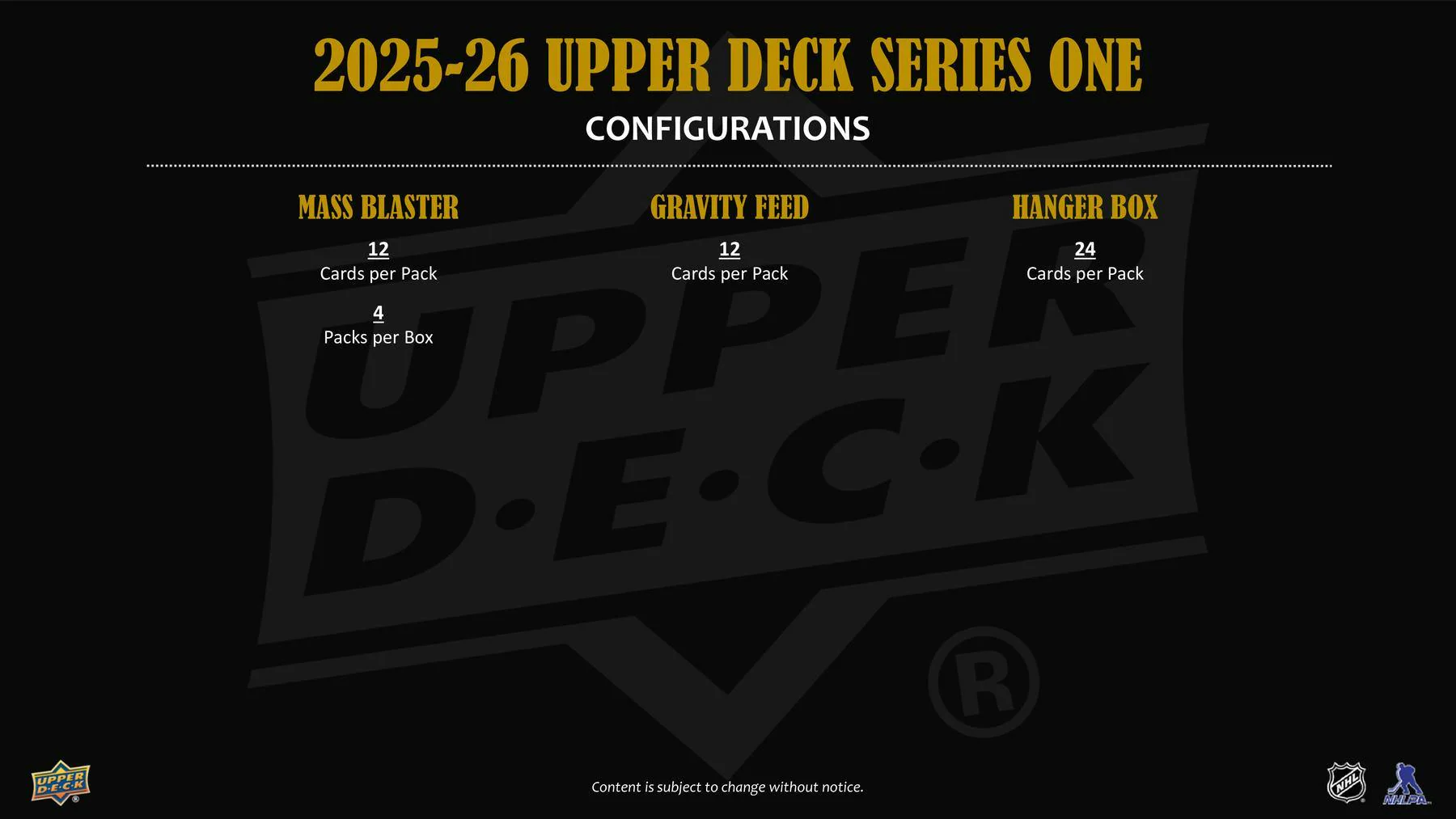 2025-26 Upper Deck Series 1 Hockey Blaster Box - Image 8