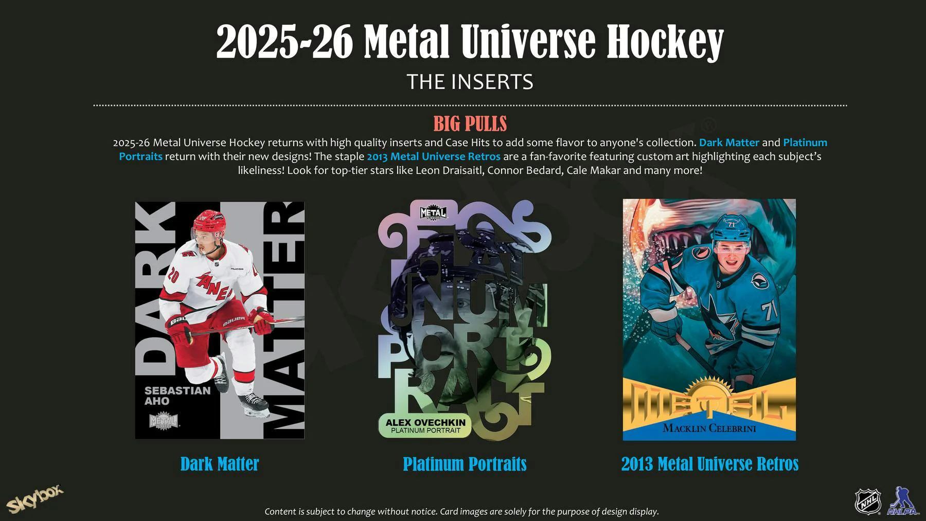 2025-26 Upper Deck Skybox Metal Universe Hockey Hobby Box - Image 5