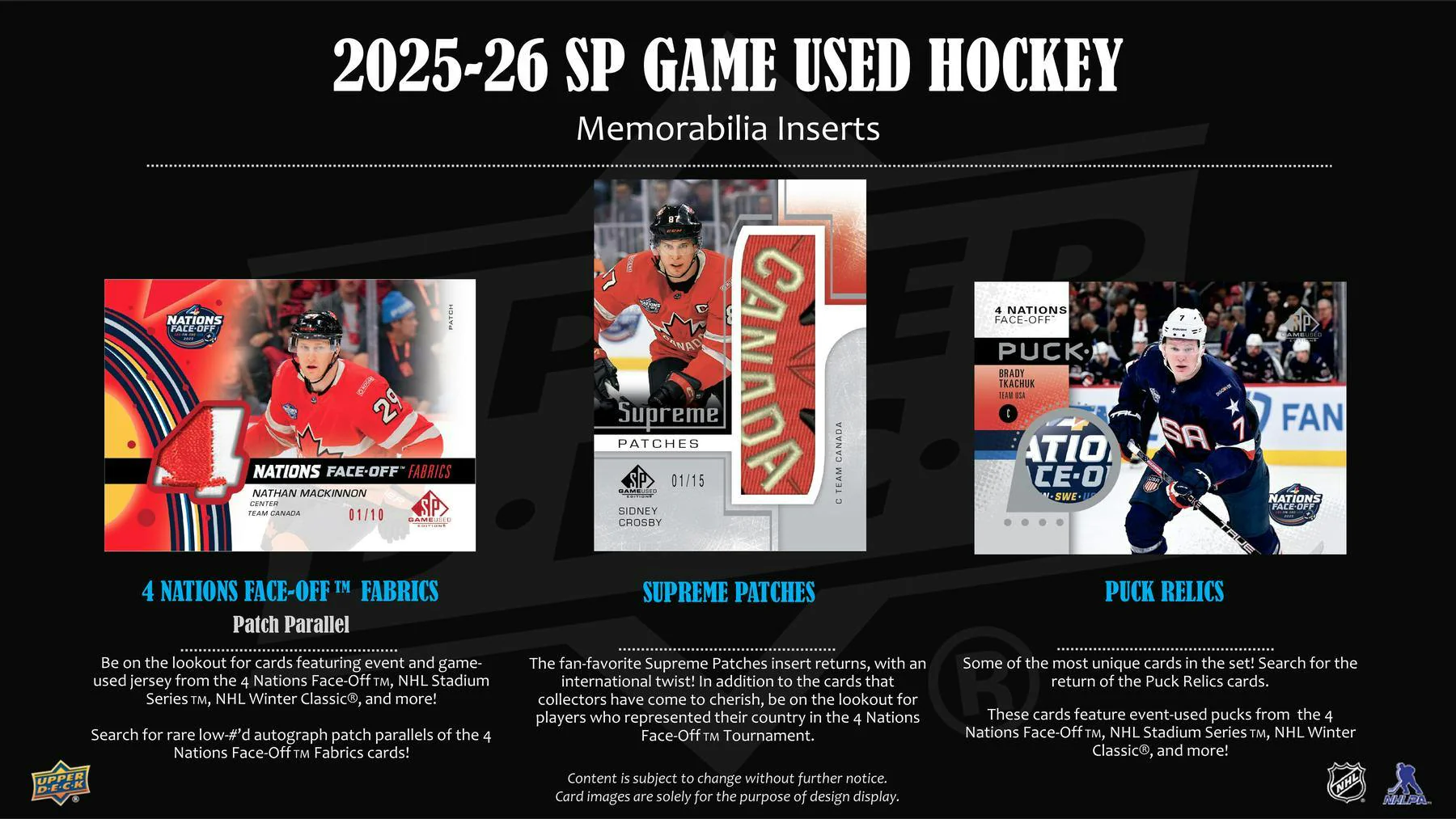 2025/26 Upper Deck SP Game Used Hockey Hobby Box - Image 3