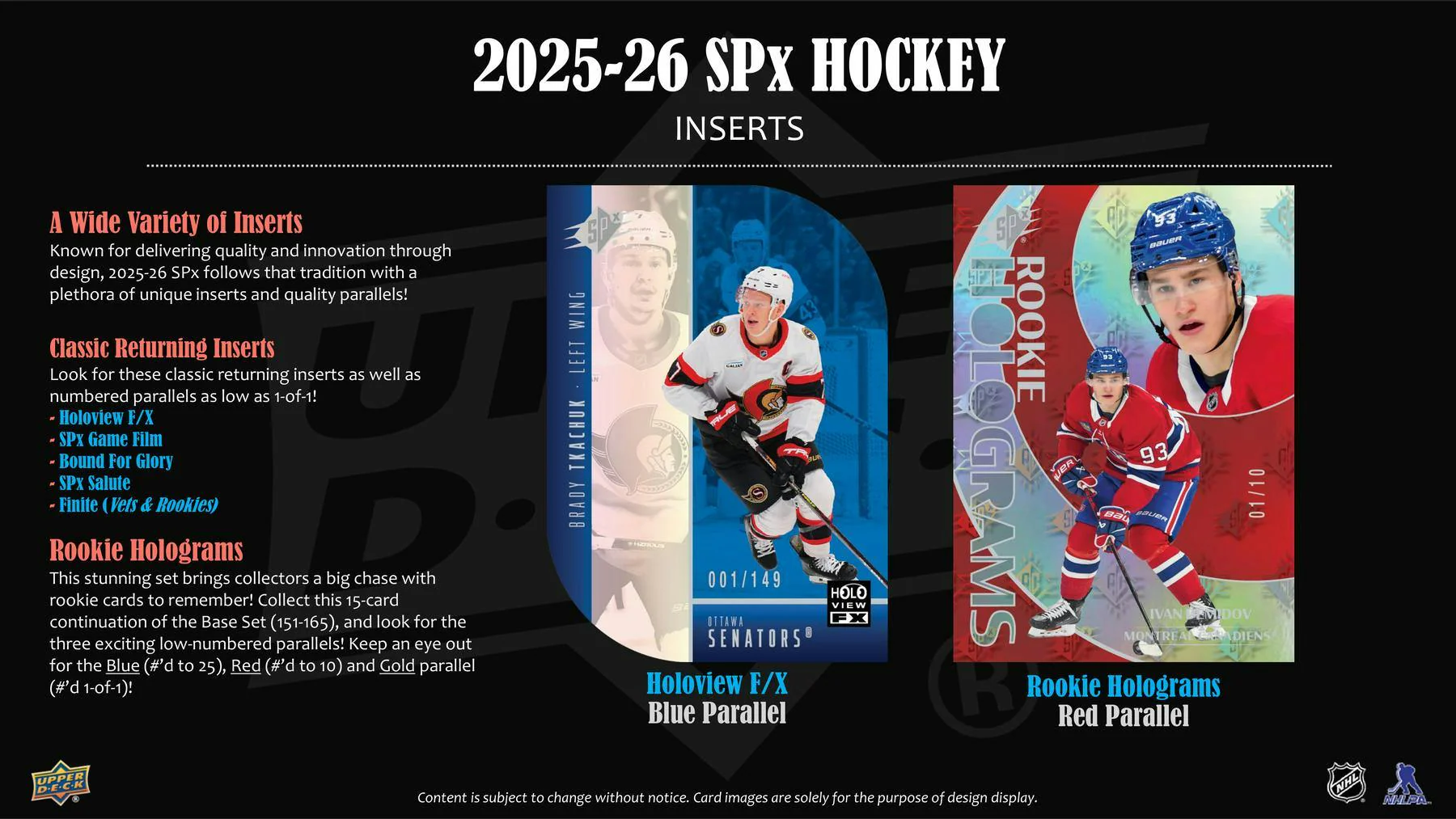 2025-26 Upper Deck SPx Hockey Hobby Box - Image 3