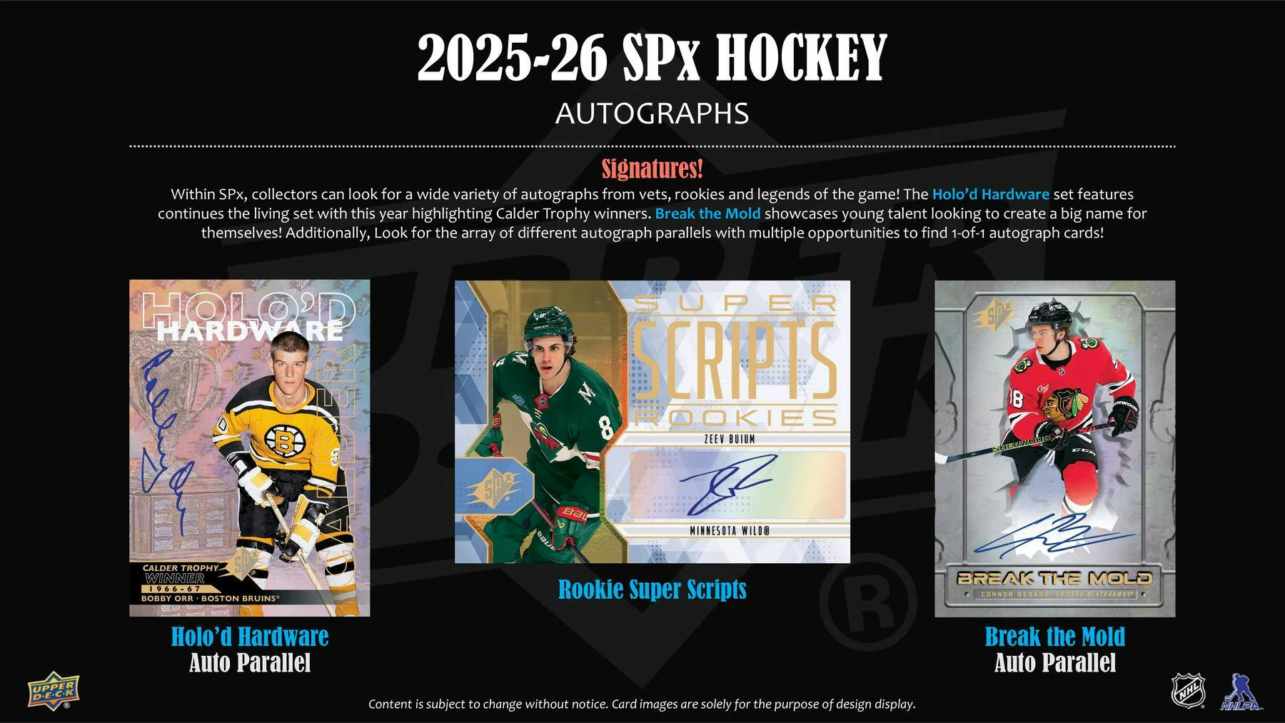 2025-26 Upper Deck SPx Hockey Hobby Box - Image 4