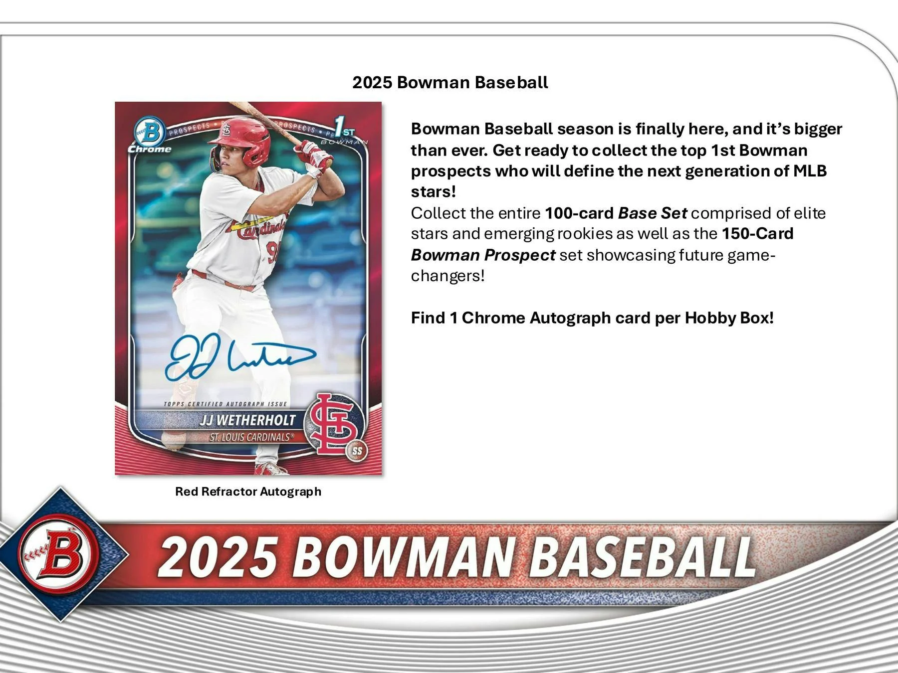 2025 Bowman Baseball Hobby Box - Image 3