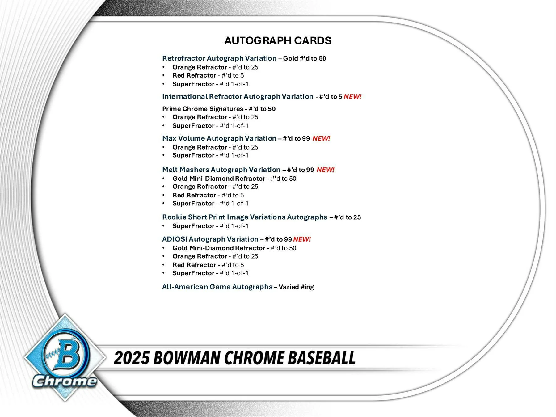 2025 Bowman Chrome Baseball Hobby Box | Columbia Sports Cards - Image 8