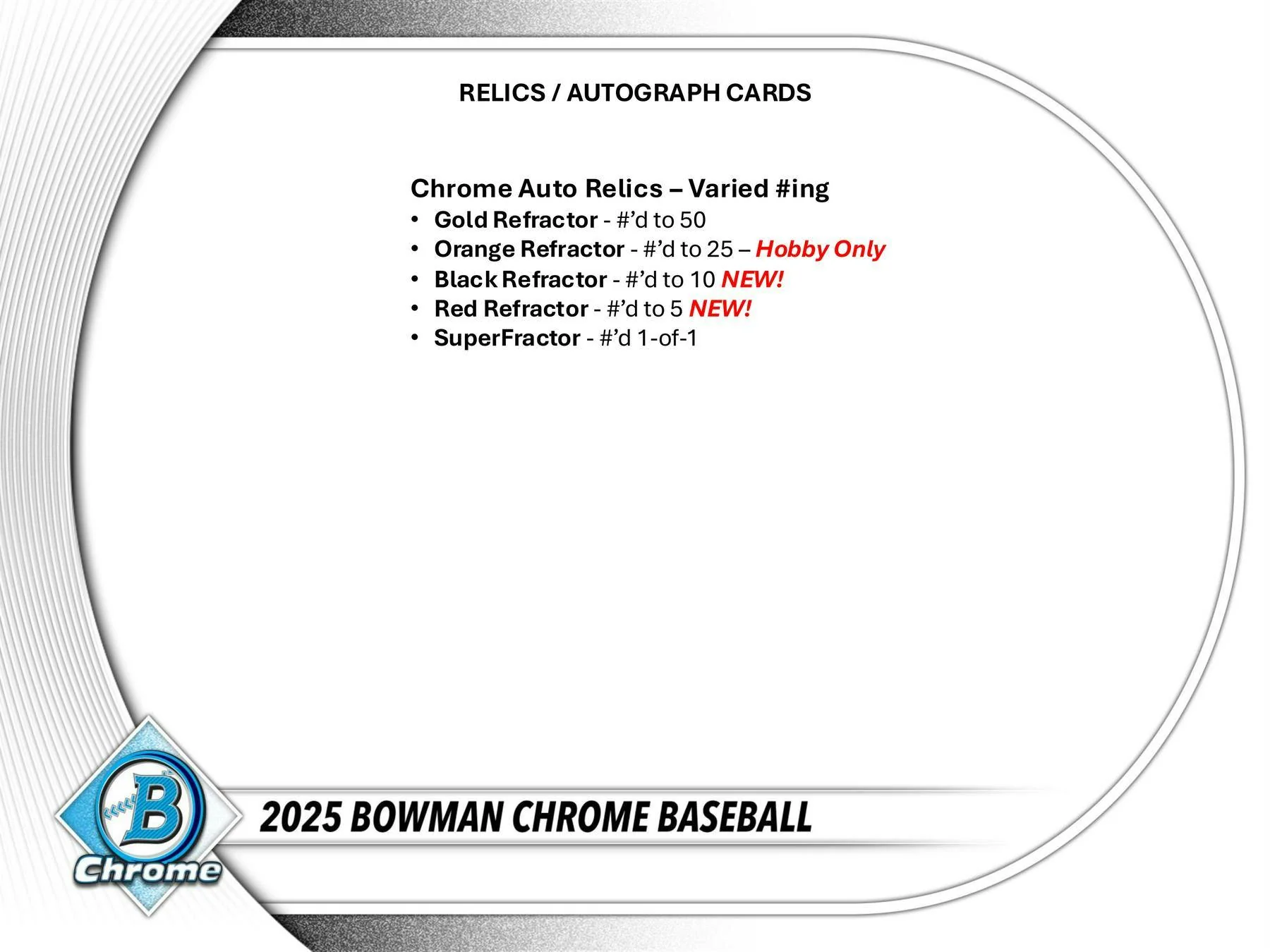 2025 Bowman Chrome Baseball Hobby Box | Columbia Sports Cards - Image 9