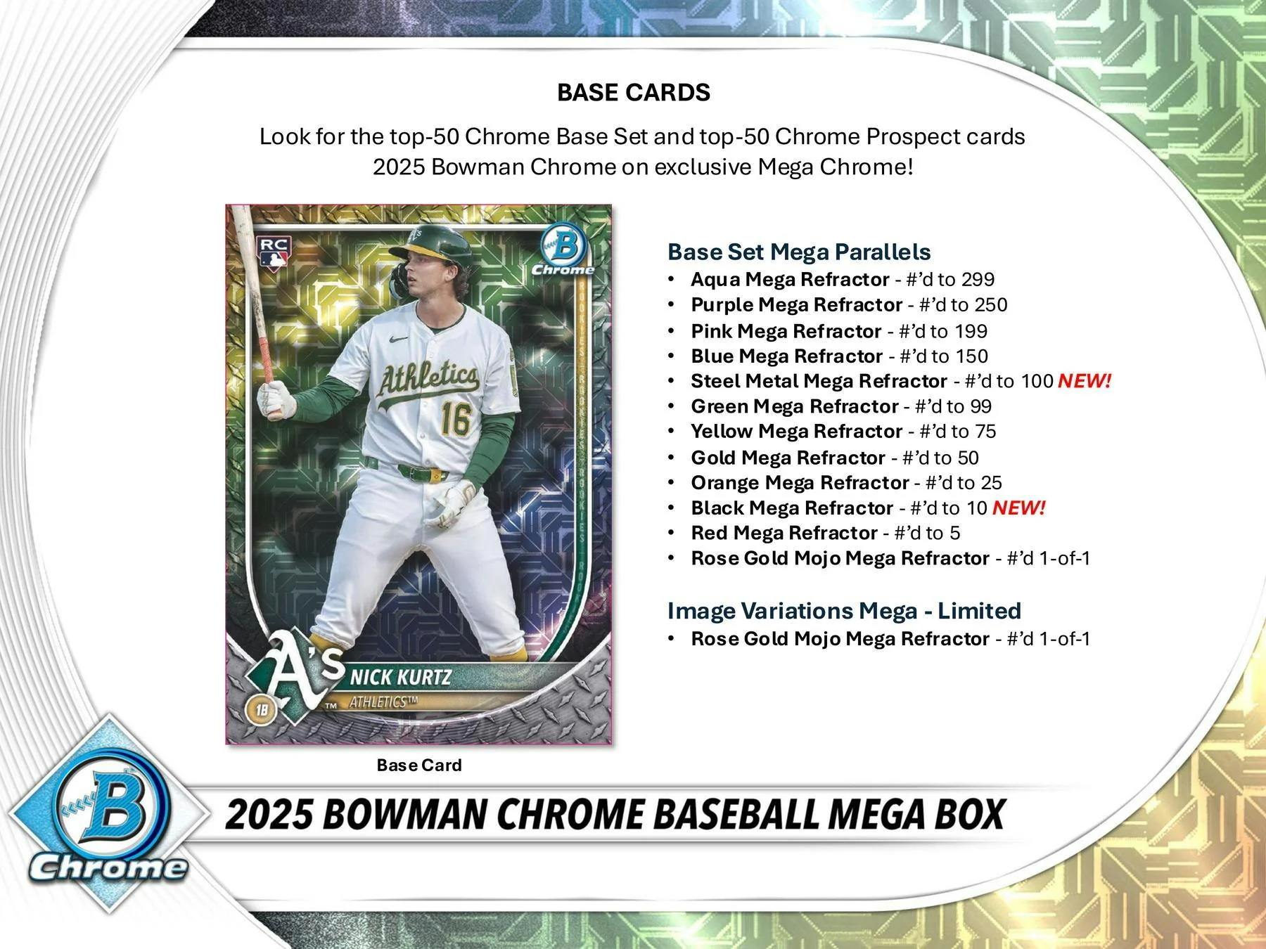 2025 Bowman Chrome Baseball Mega Box | Columbia Sports Cards - Image 3