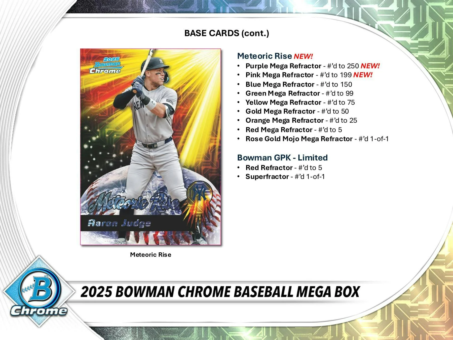 2025 Bowman Chrome Baseball Mega Box | Columbia Sports Cards - Image 4