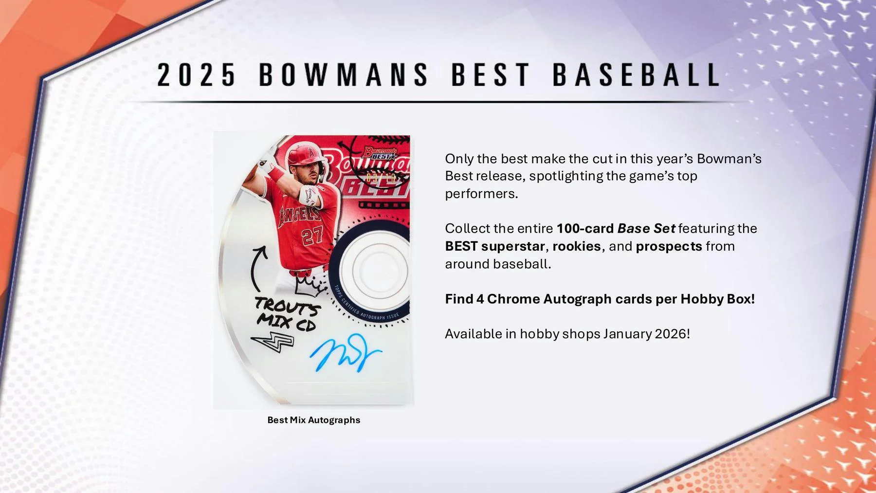 2025 Bowman’s Best Baseball Hobby Box | Columbia Sports Cards - Image 3
