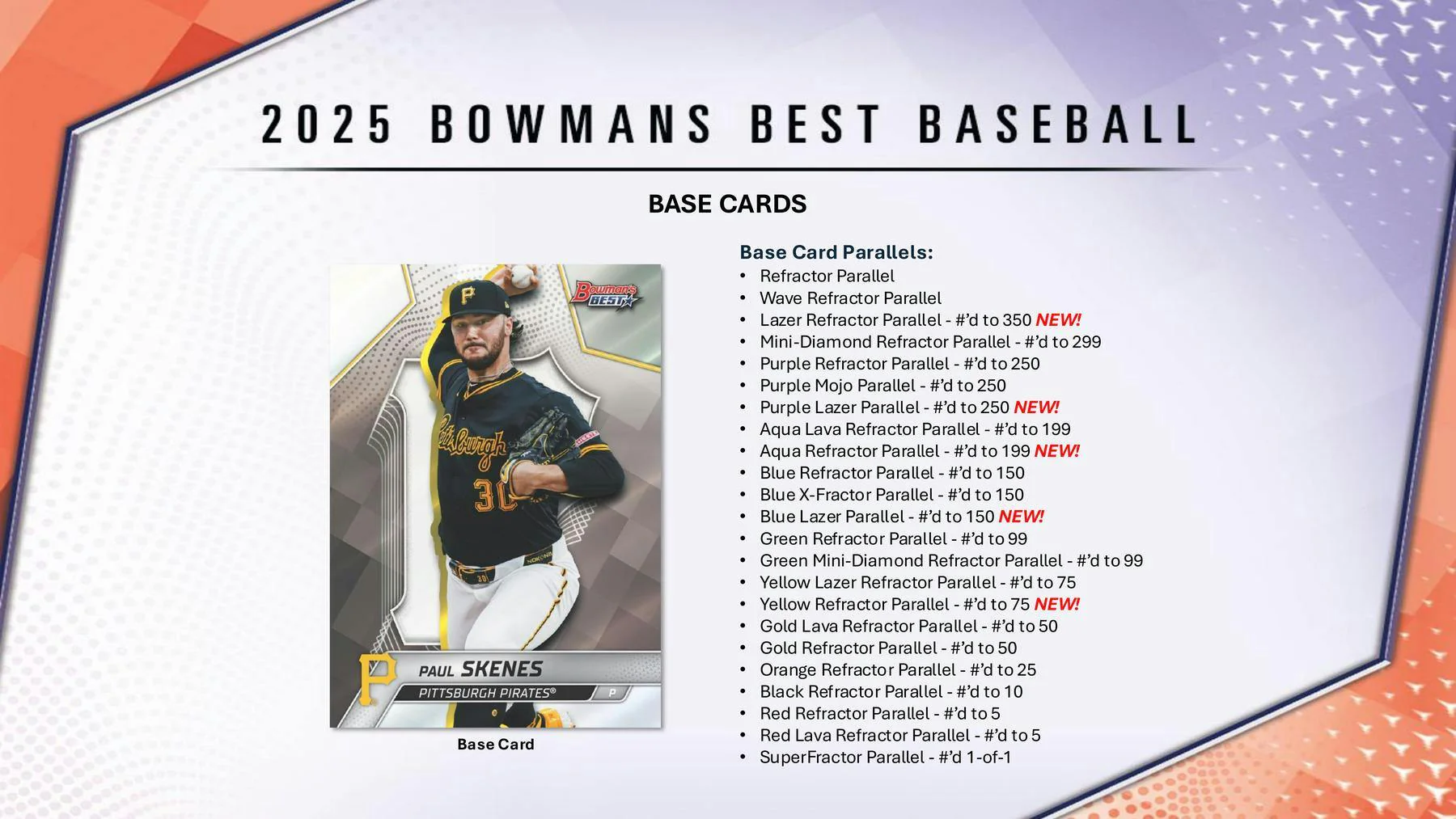 2025 Bowman’s Best Baseball Hobby Box | Columbia Sports Cards - Image 4