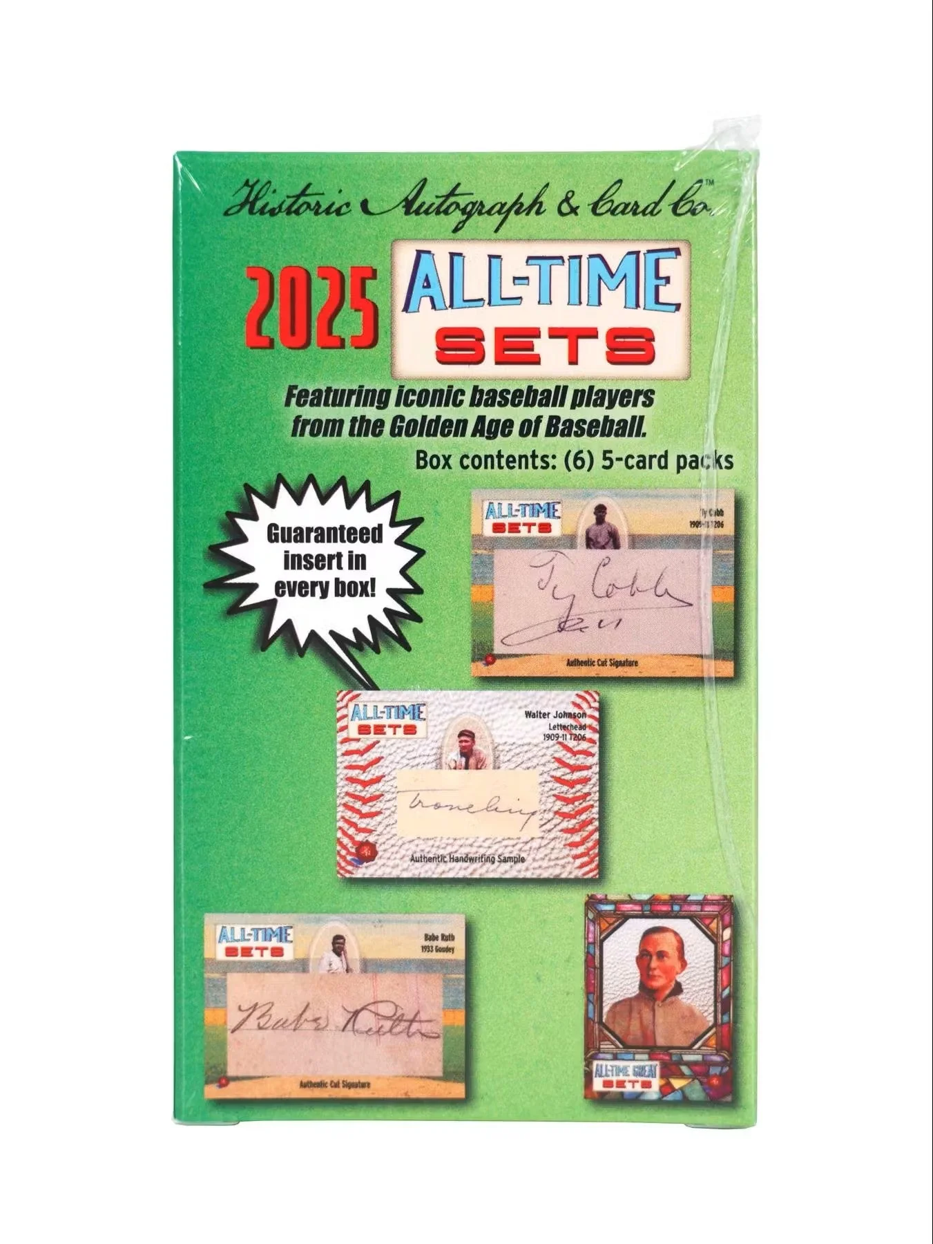 2025 Historic Autographs All Time Sets Baseball Hobby Box