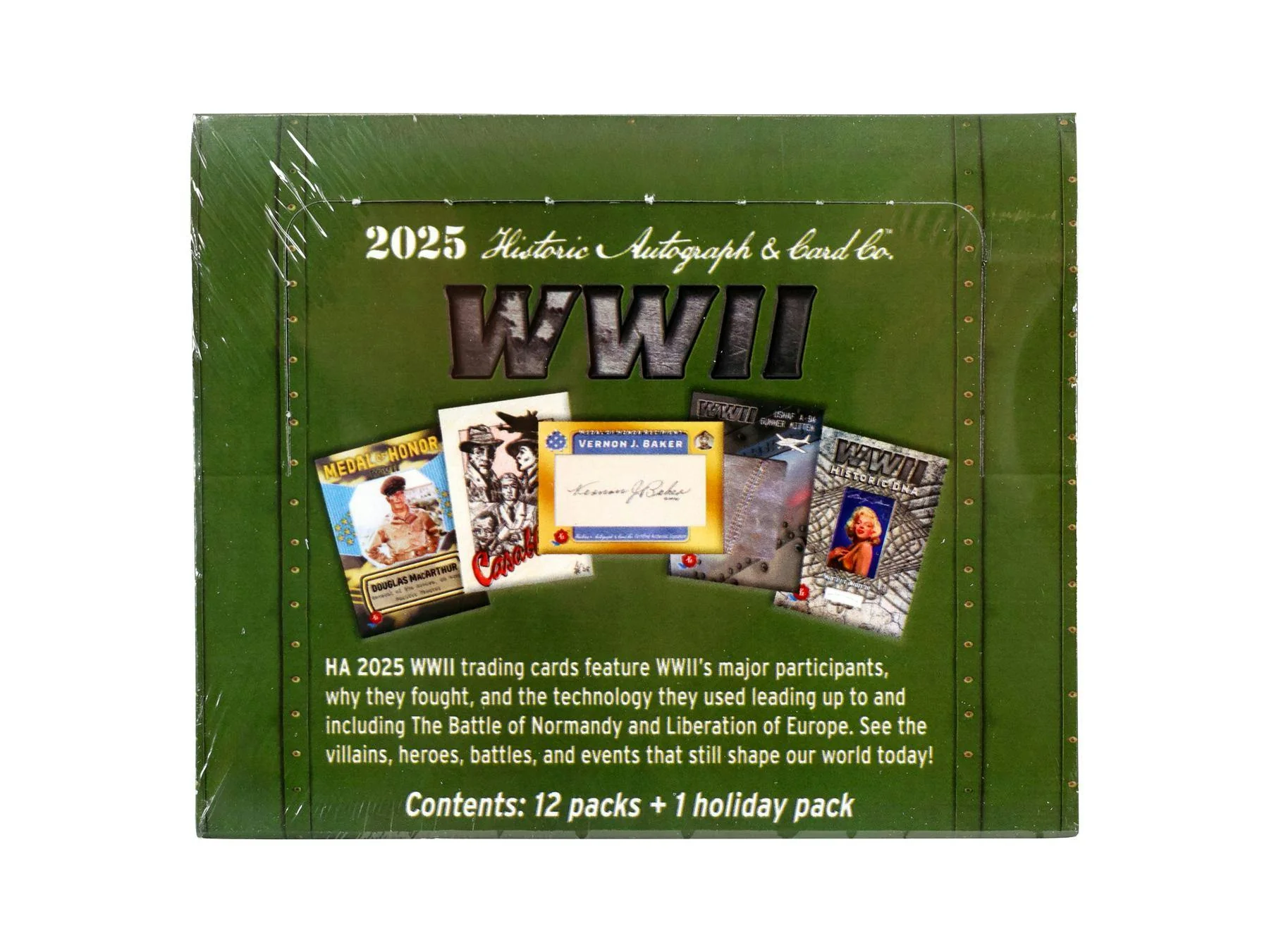 2025 Historic Autographs World War II Hobby Box | Columbia Sports Cards