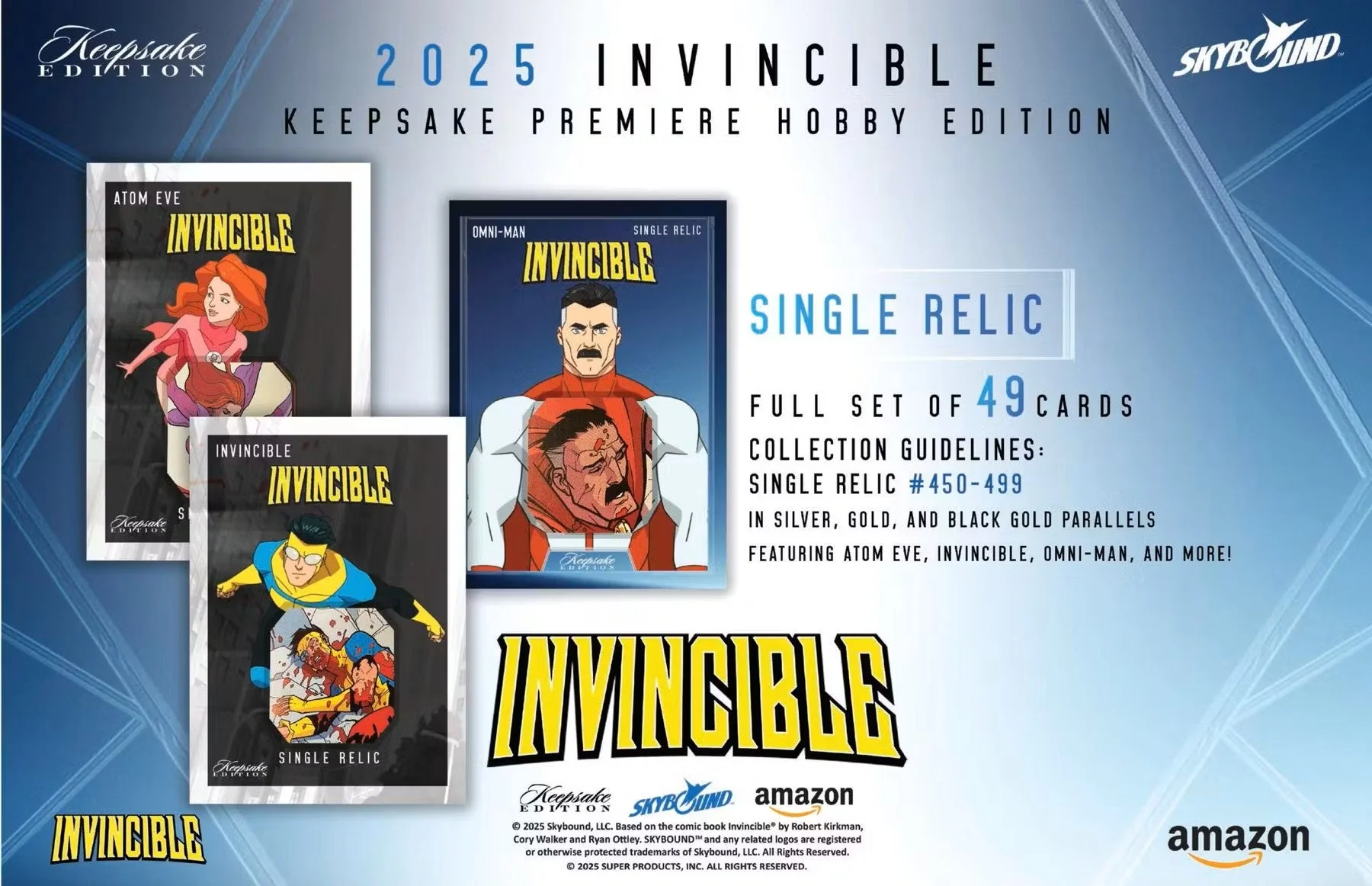Keepsake Invincible Premiere Edition Hobby Box (Keepsake Trading Cards 2025) | Columbia Sports Cards - Image 10