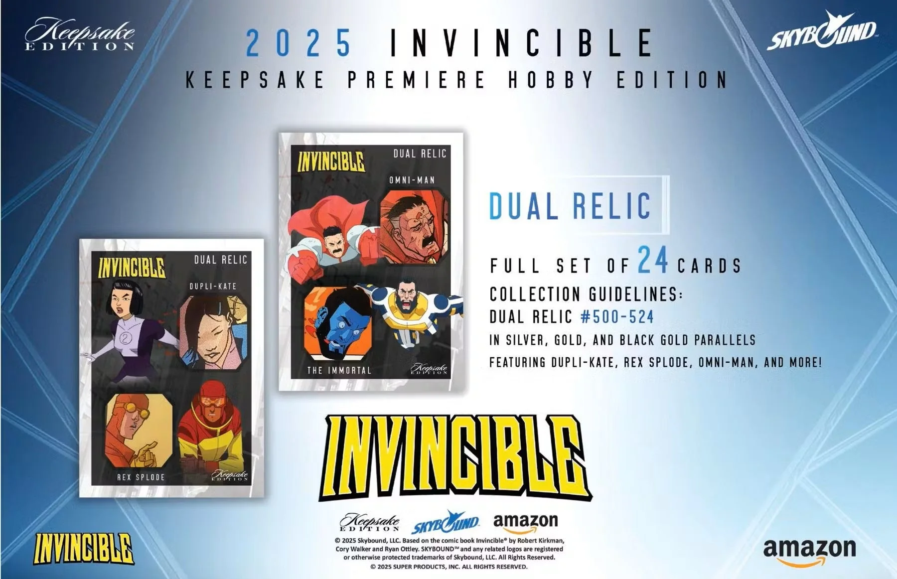 Keepsake Invincible Premiere Edition Hobby Box (Keepsake Trading Cards 2025) | Columbia Sports Cards - Image 11