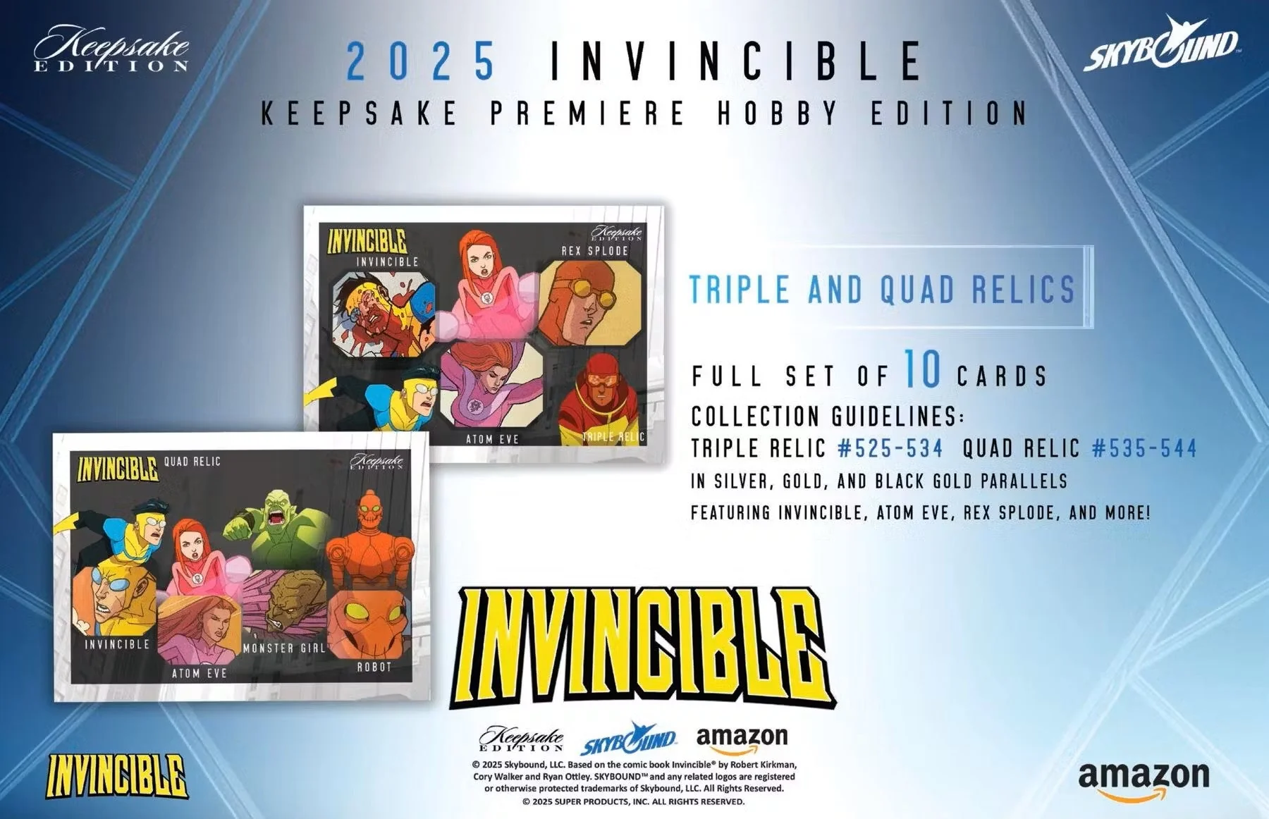 Keepsake Invincible Premiere Edition Hobby Box (Keepsake Trading Cards 2025) | Columbia Sports Cards - Image 12